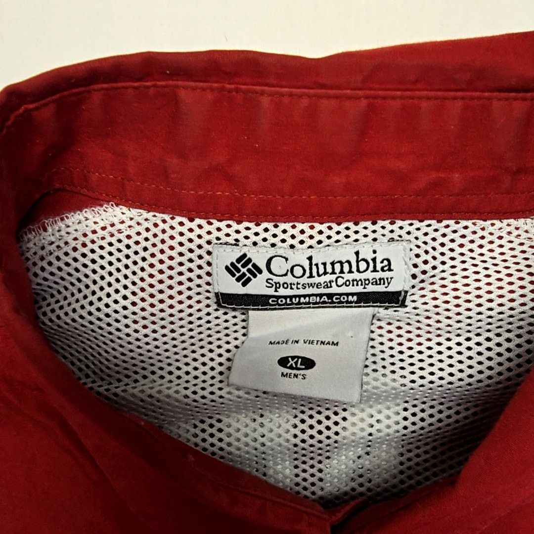 Columbia Columbia PFG Oklahoma Sooner Red Outdoor Fishing L Shirt Size US L / EU 52-54 / 3 - 9 Thumbnail