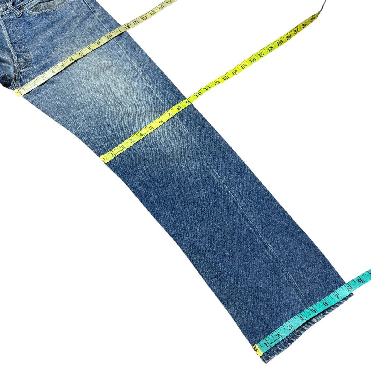 Levi's Vintage 80s Levis 501 Redline Selvedge Jeans #6 Size US 31 - 21 Thumbnail