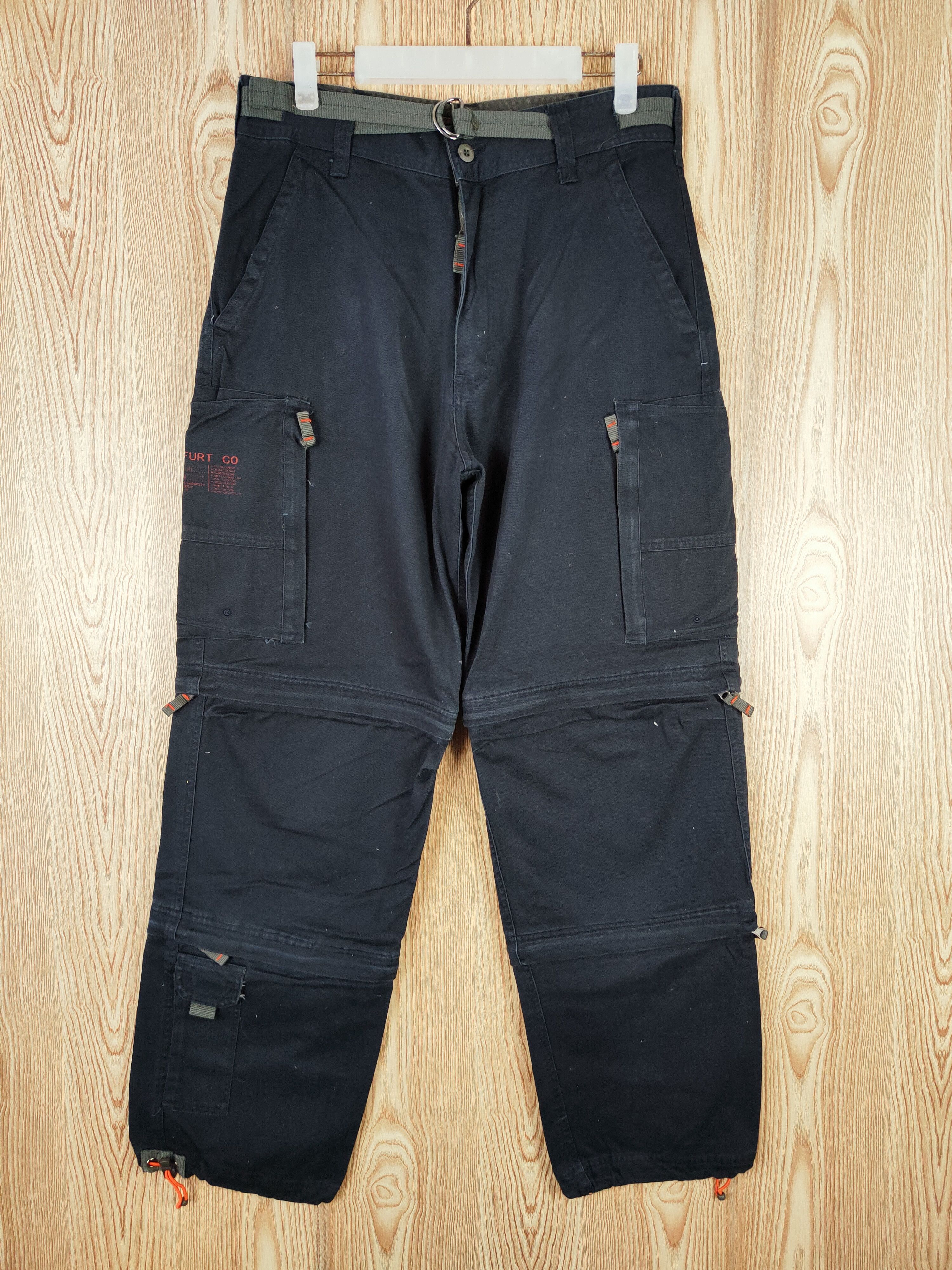 Hot Stuff 💥Frankfurt Co. Black Multipocket Cargo Pants