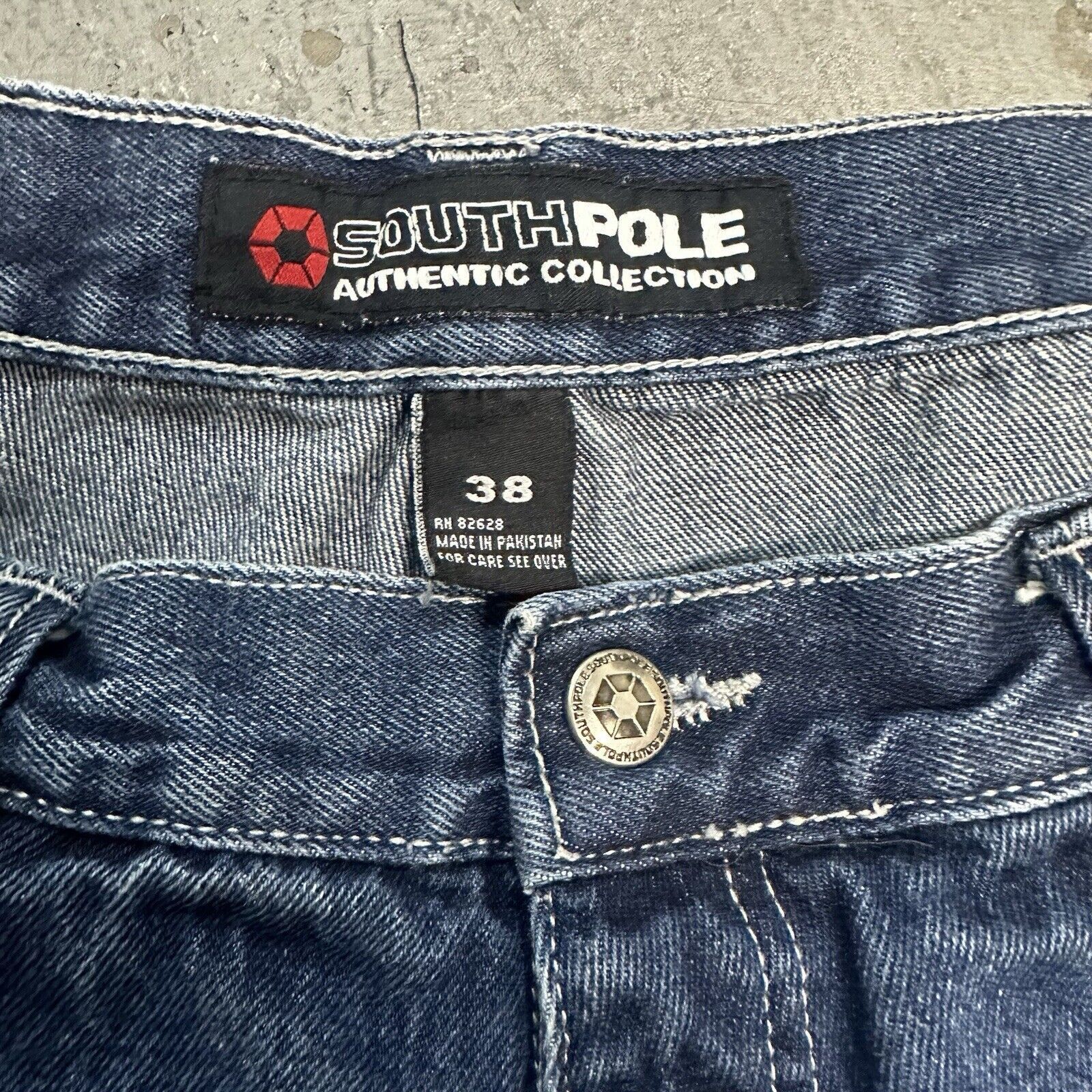 JNCO × Southpole Vintage Y2K Southpole Blue Denim Jean Shorts Jorts Size 38 Size US 38 / EU 54 - 3 Thumbnail