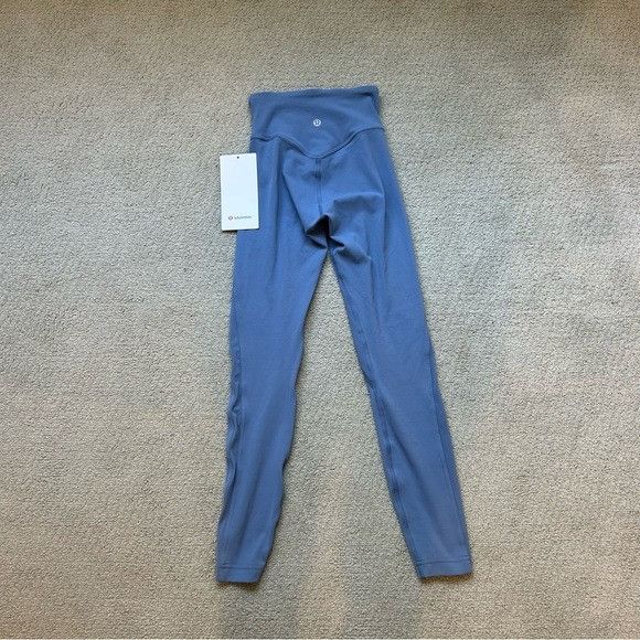 Lululemon lululemon Nulu Mesh Panels High-Rise Tight 25" Washed Denim Size 25" / US 0 / IT 36 - 6 Thumbnail