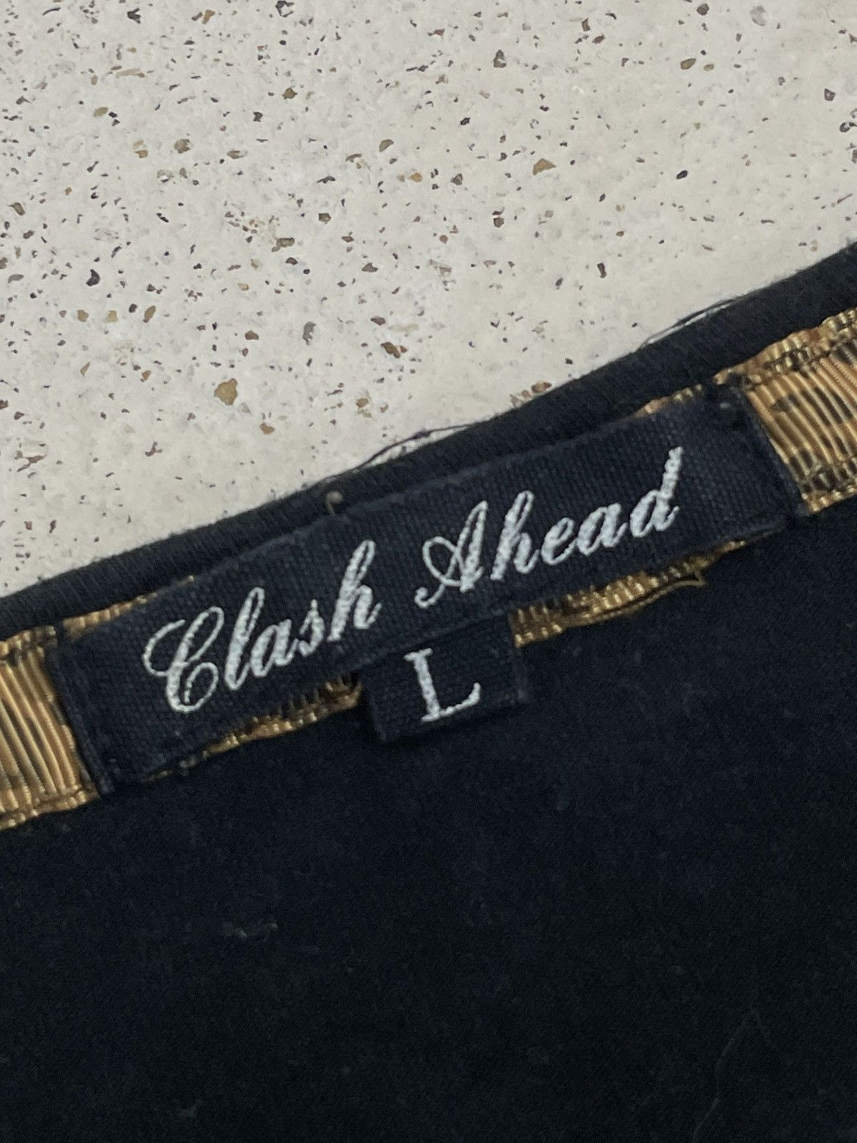 Japanese Brand × KMRii Clash Ahead Y2K Design Smoke Wording Death Poem Size US M / EU 48-50 / 2 - 14 Thumbnail