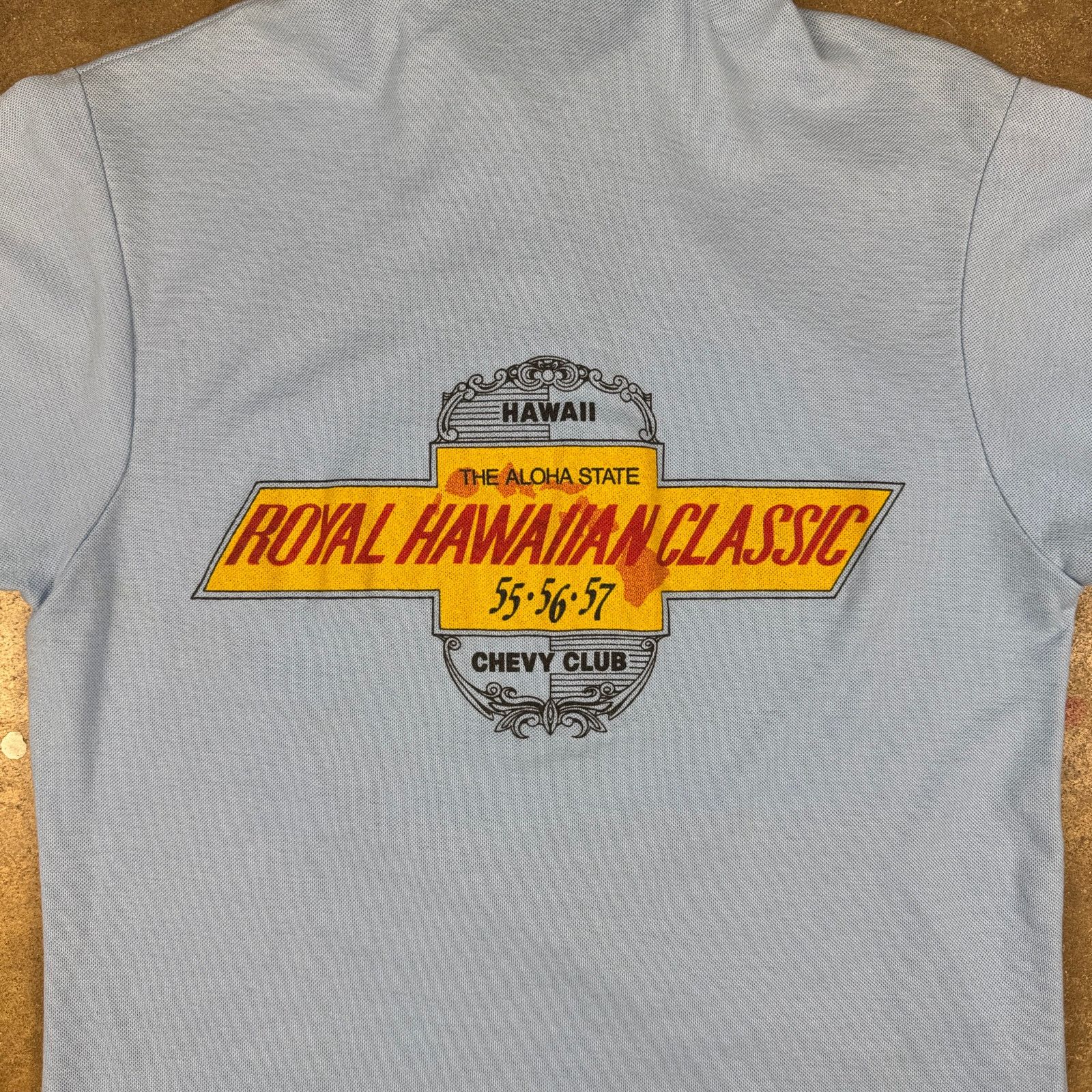 Other Vintage Chevy Club Polo Men’s M Light Blue Royal Hawaiian Size US M / EU 48-50 / 2 - 5 Thumbnail
