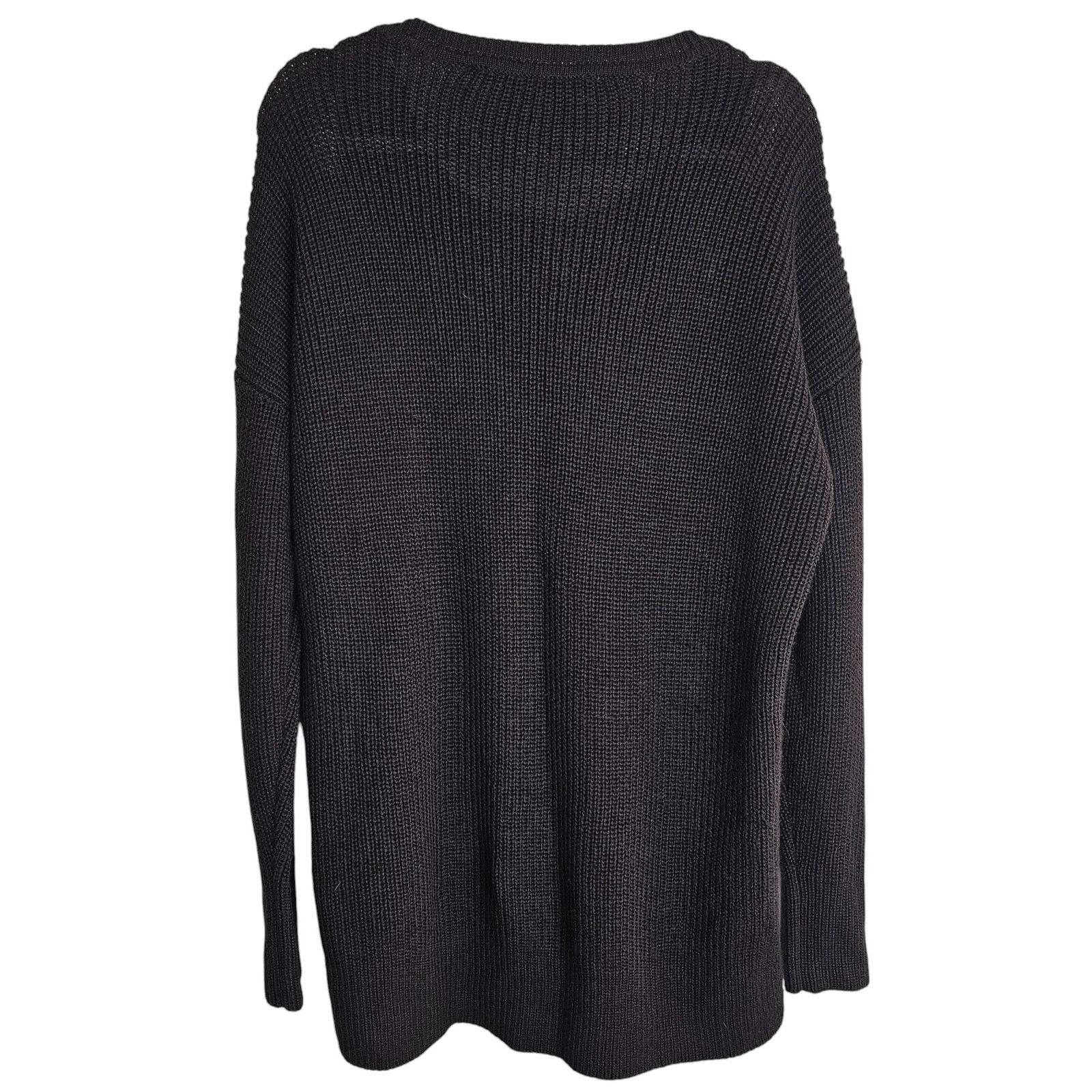 Athleta Athleta Womens Merino Wool Ribbed Sweater Size L Heavy Knit Size L / US 10 / IT 46 - 8 Thumbnail