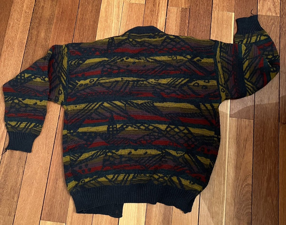 Vintage Rare Vintage Cardigan Circa 1980s - one of a kind Size US L / EU 52-54 / 3 - 2 Thumbnail