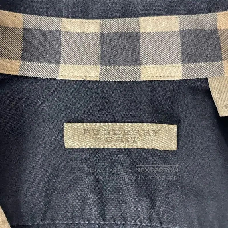 Burberry Burberry Black Cotton Long Sleeve Shirt. Size M / US 6-8 / IT 42-44 - 3 Thumbnail
