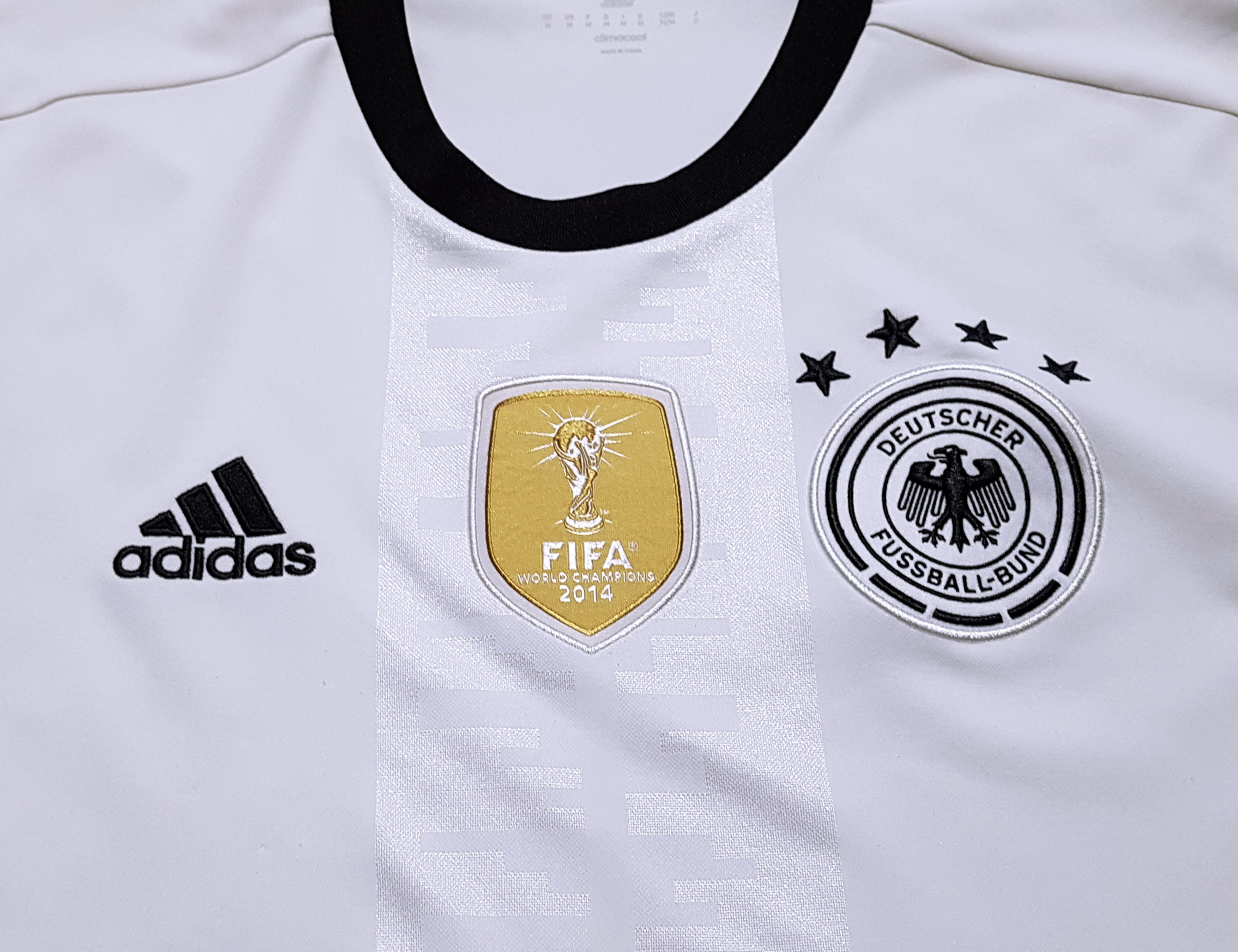 Adidas Adidas Germany 2014 World Cup Jersey FIFA Soccer Home sz M Size US M / EU 48-50 / 2 - 6 Thumbnail