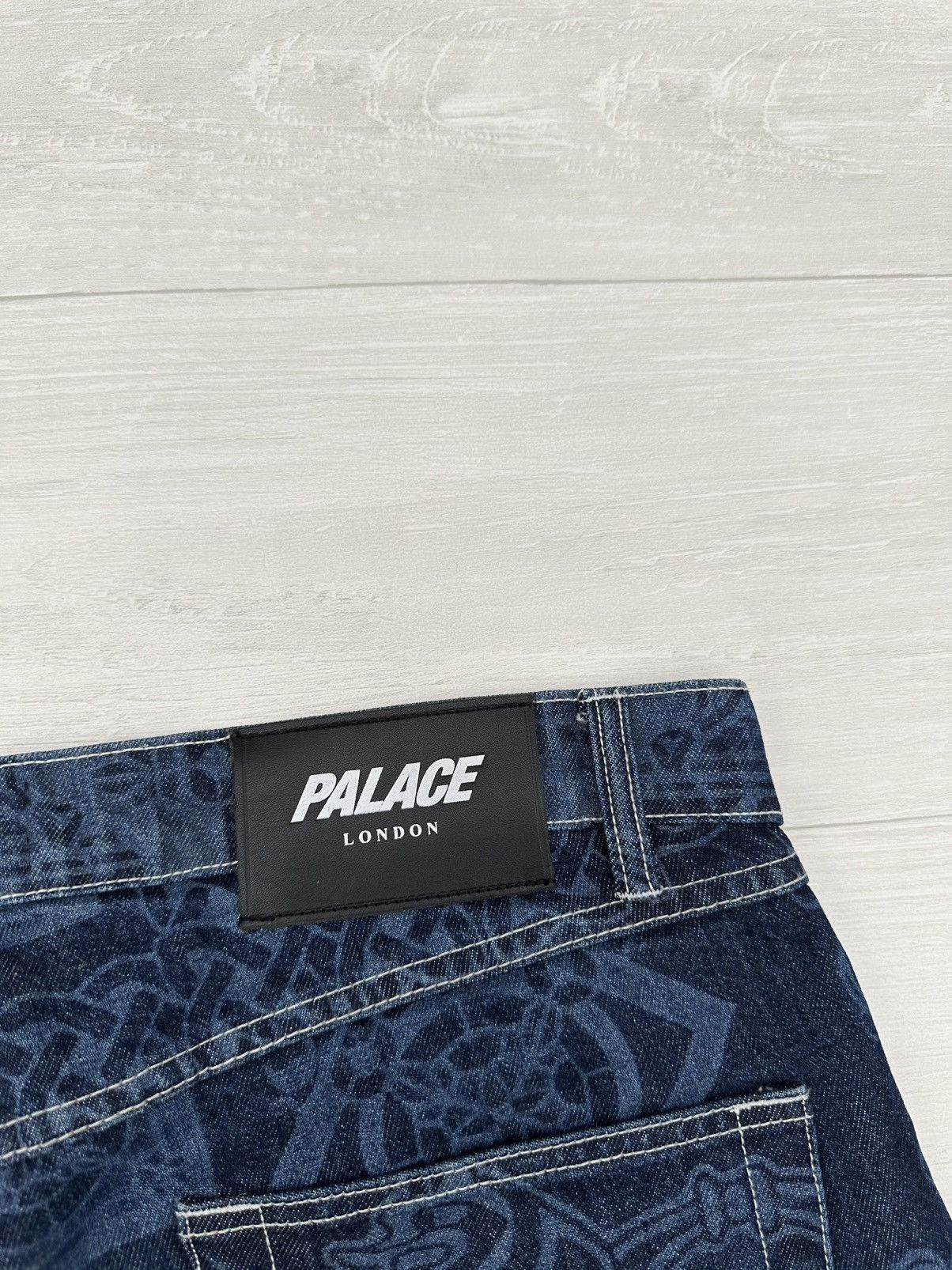 Palace Palace Medieval Trouser Blue Denim Old English Jeans Sz. 32 ...