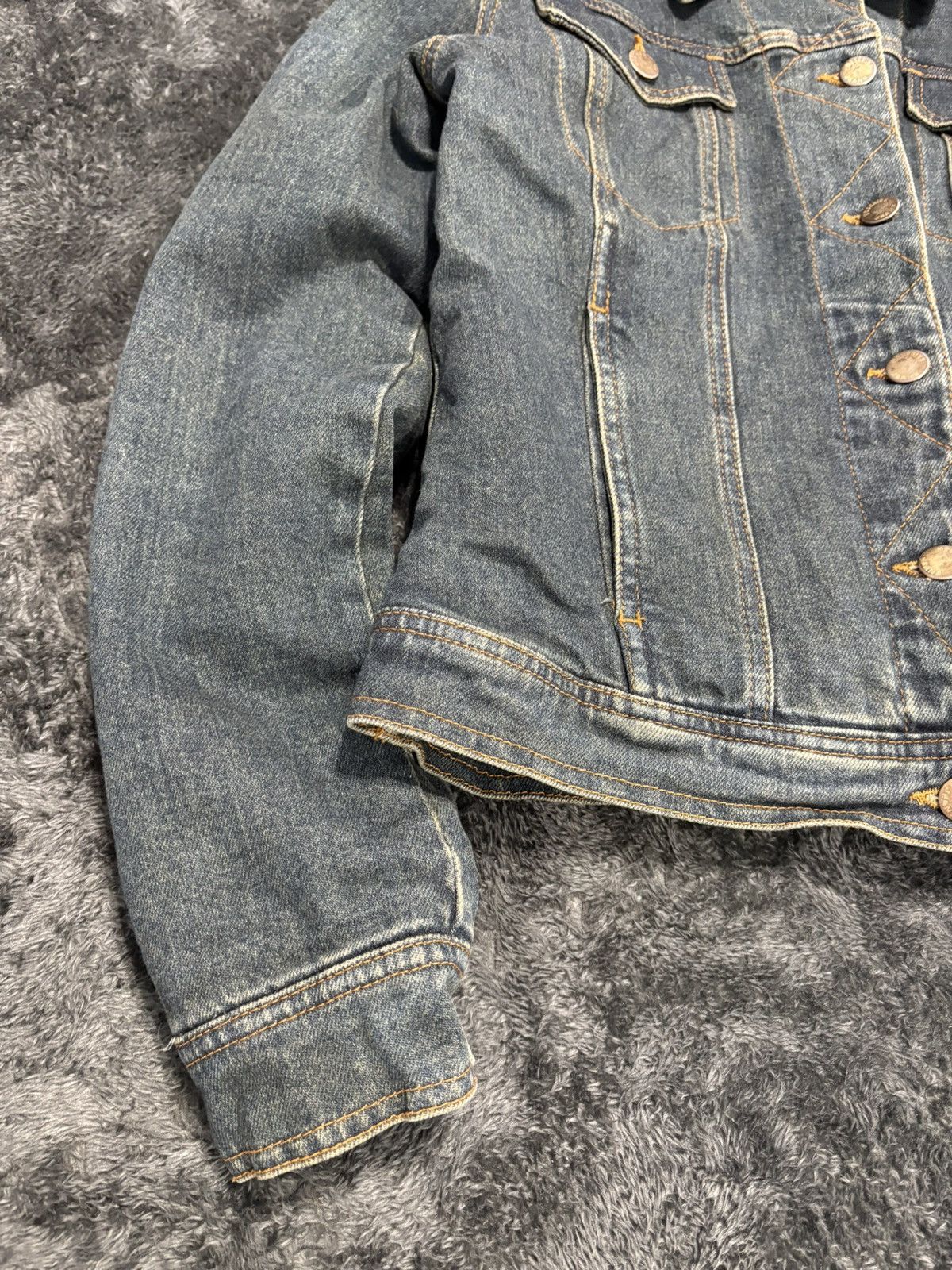 Moschino RARE Vintage Moschino Heavy Y2K Denim Jacket Size M / US 6-8 / IT 42-44 - 5 Thumbnail