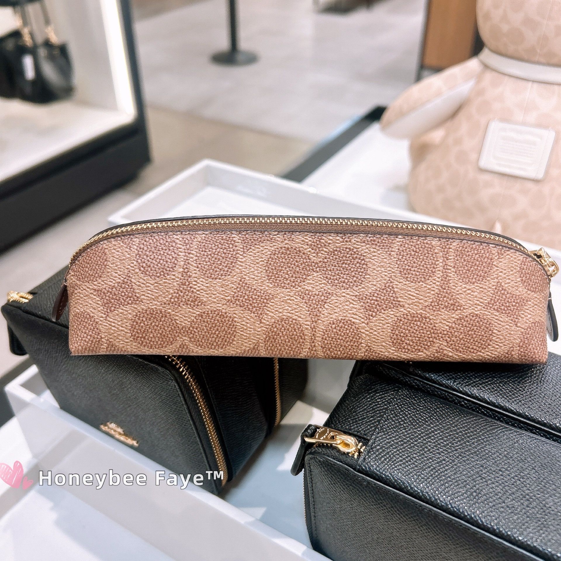 Coach Pencil Case In Signature Canvas CZ206 Size ONE SIZE - 1 Thumbnail