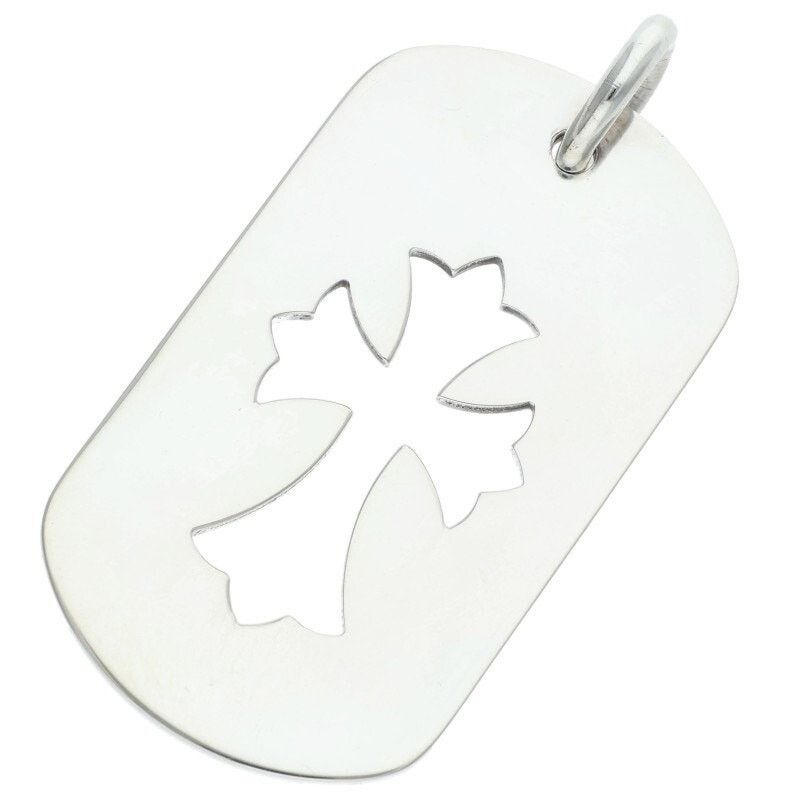 Chrome Hearts Chrome Hearts Cut Out Cross Dog Tag Necklace Size ONE SIZE - 1 Thumbnail
