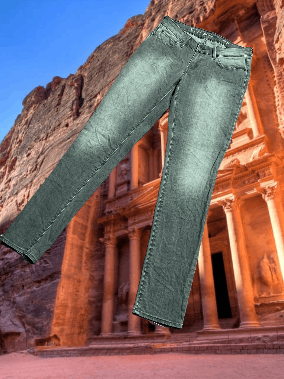 Levi's jeans pants gray Y2K Levi's vintage Modern Rise skinny Size 28" / US 6 / IT 42 - 1 Thumbnail