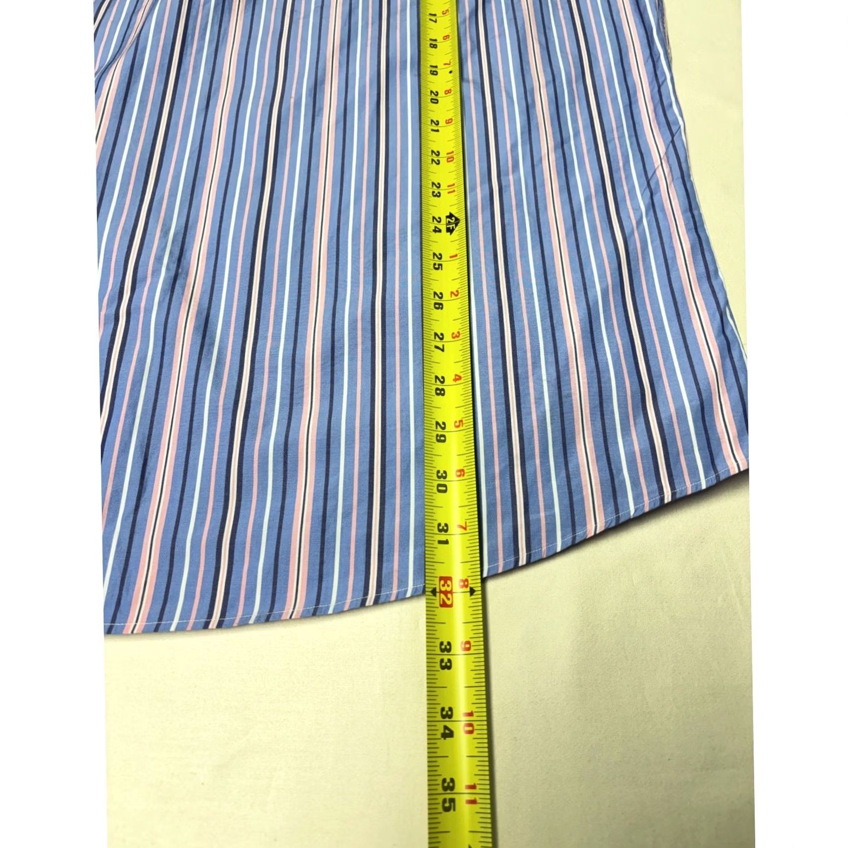 Ralph Lauren Vintage Ralph Lauren Shirt XL Blue Pink Stripe Cotton Men's Buttondown Size US XL / EU 56 / 4 - 6 Thumbnail