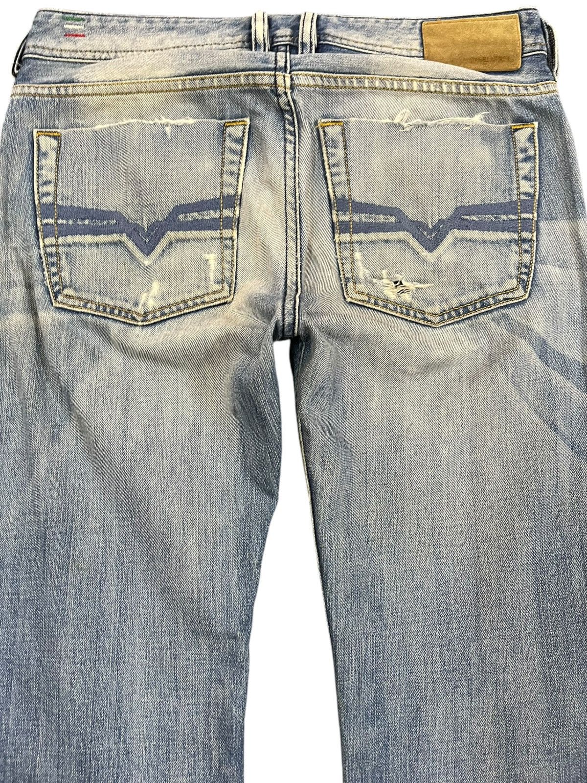 Diesel Vintage Diesel Zatiny Flare Mudwash Distressed Denim Size US 31 - 8 Thumbnail