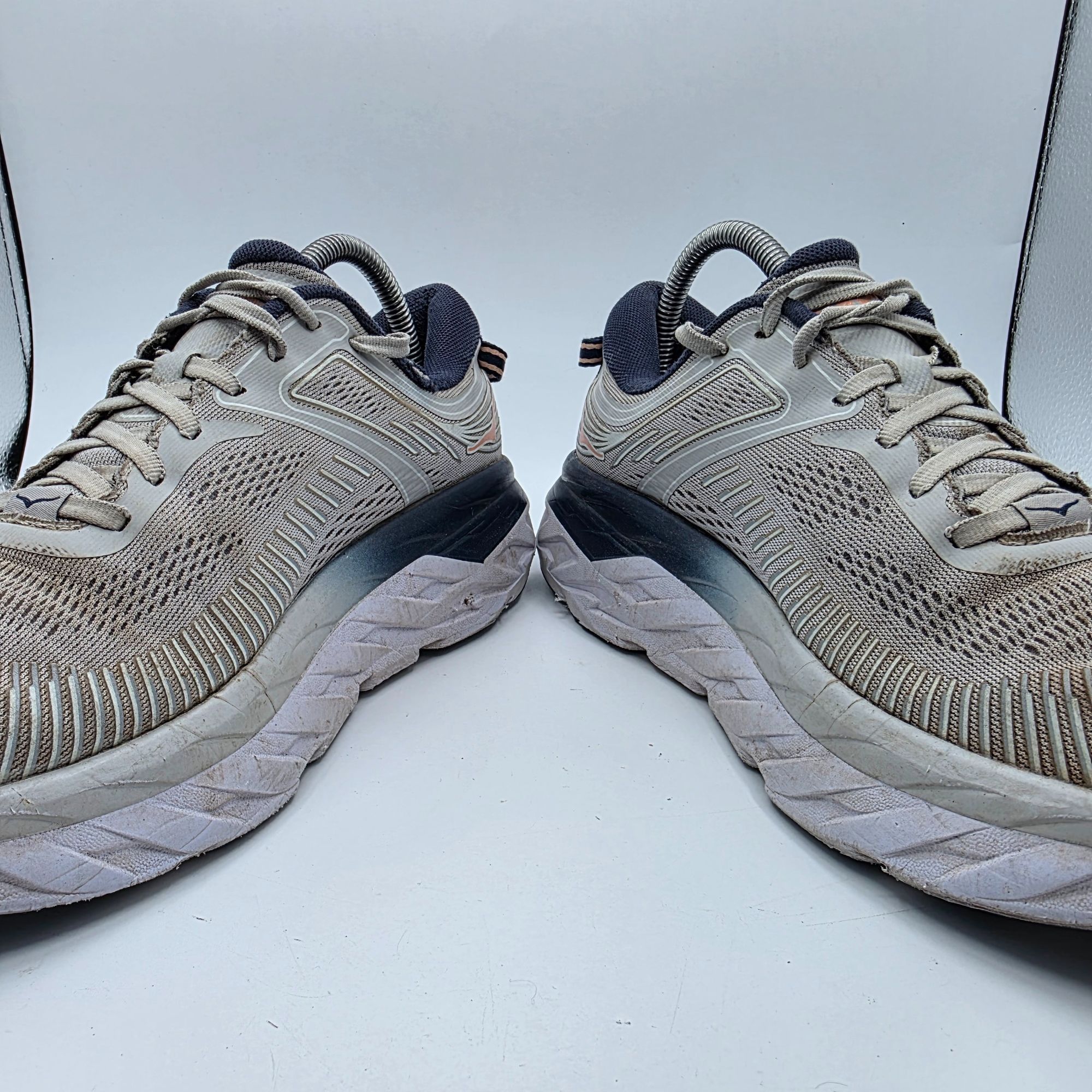 Hoka Hoka One One Bondi 7 Womens Size 9 Lunar Rock Athletic Shoes Size US 9 / IT 39 - 3 Thumbnail