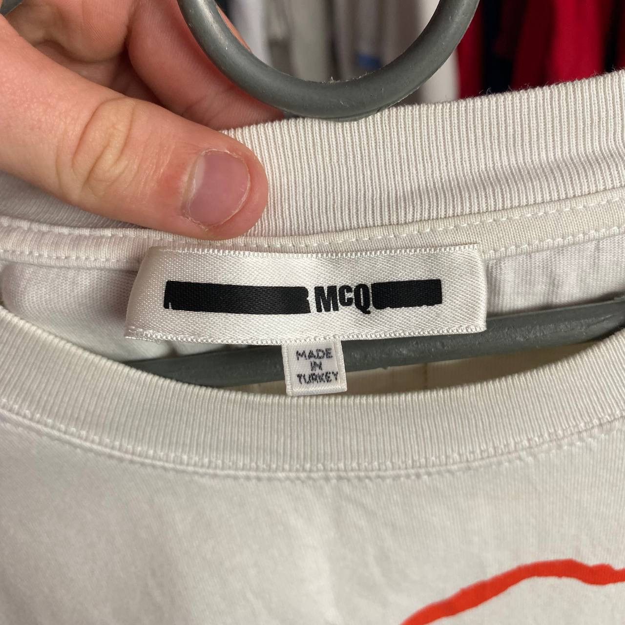 Alexander McQueen × MCQ Luxury Alexander McQueen MCQ big logo designer tee Size US XL / EU 56 / 4 - 3 Thumbnail