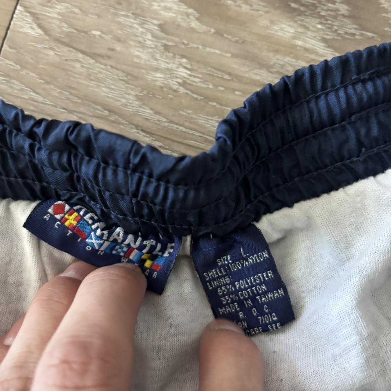 Japanese Brand Crazy Vintage 90s Baggy Navy Blue Streetwear Essential Track Pants! Size L Size US 36 / EU 52 - 6 Thumbnail