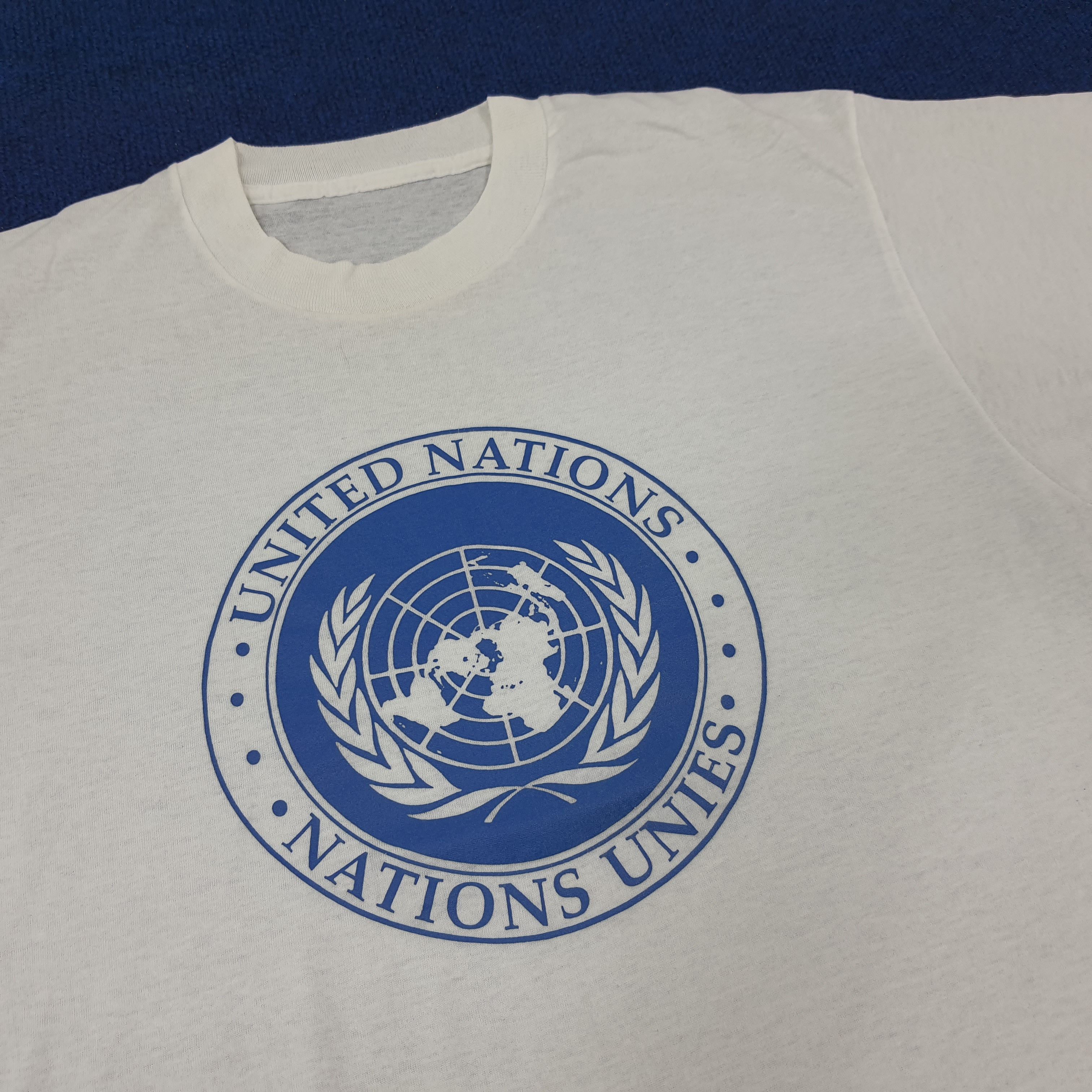 Vintage Vintage United Nations United Unies Tshirt Size US M / EU 48-50 / 2 - 2 Thumbnail