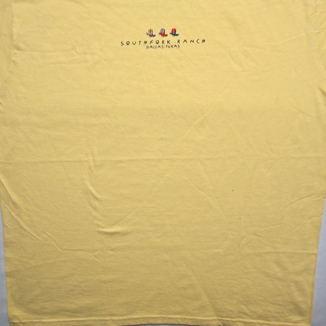 Anvil × Vintage Vintage Southfork Ranch Dallas Yellow XL Texas Graphic Tee Size XL / US 12-14 / IT 48-50 - 3 Thumbnail