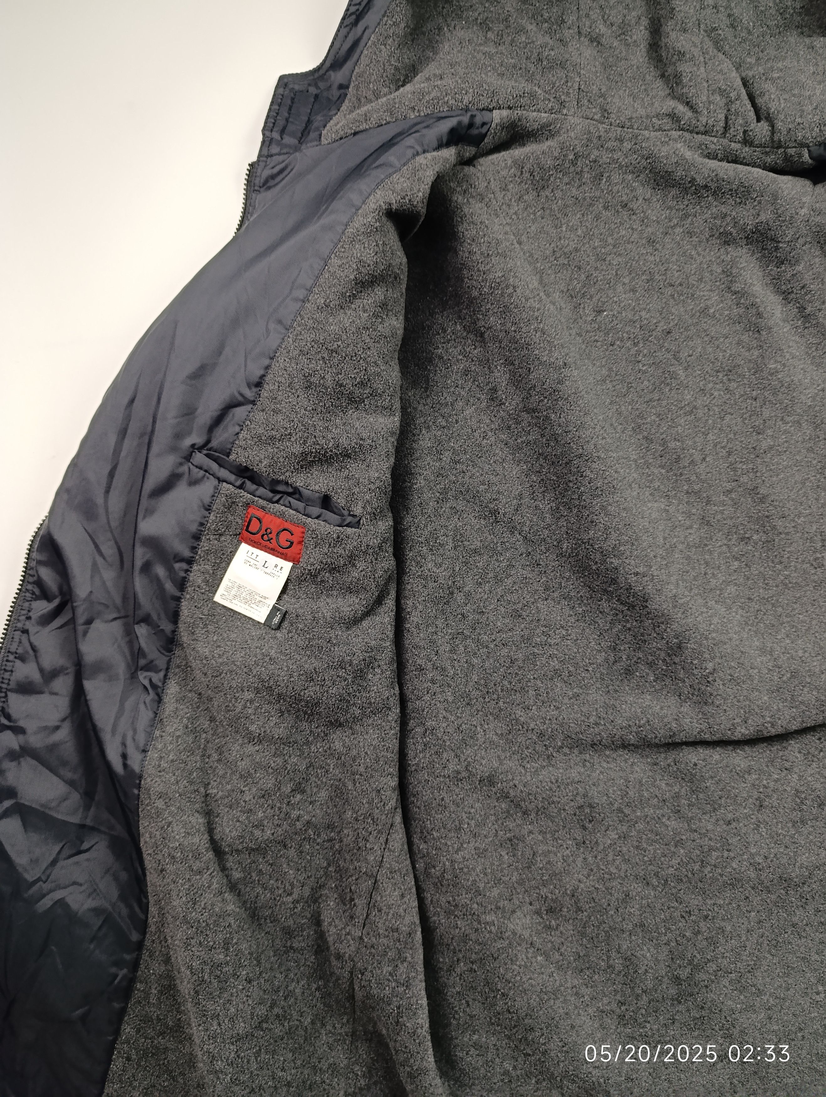 Dolce & Gabbana DOLCE AND GABBANA NYLON LONG JACKET DETACHABLE POCKET Size US L / EU 52-54 / 3 - 10 Thumbnail