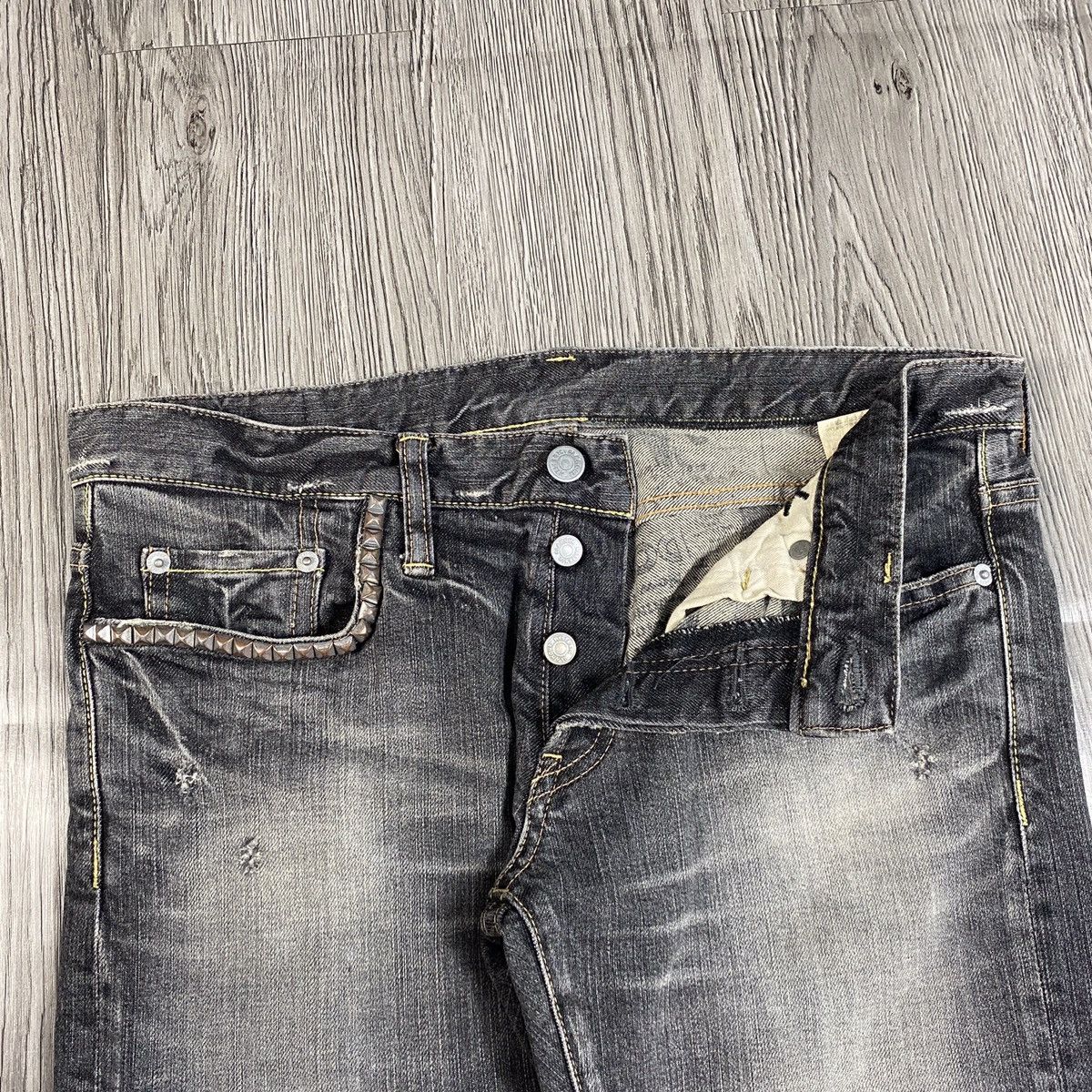 Hysteric Glamour Hysteric Glamour Johnny Thunder Denim Pants Size US 32 / EU 48 - 3 Thumbnail
