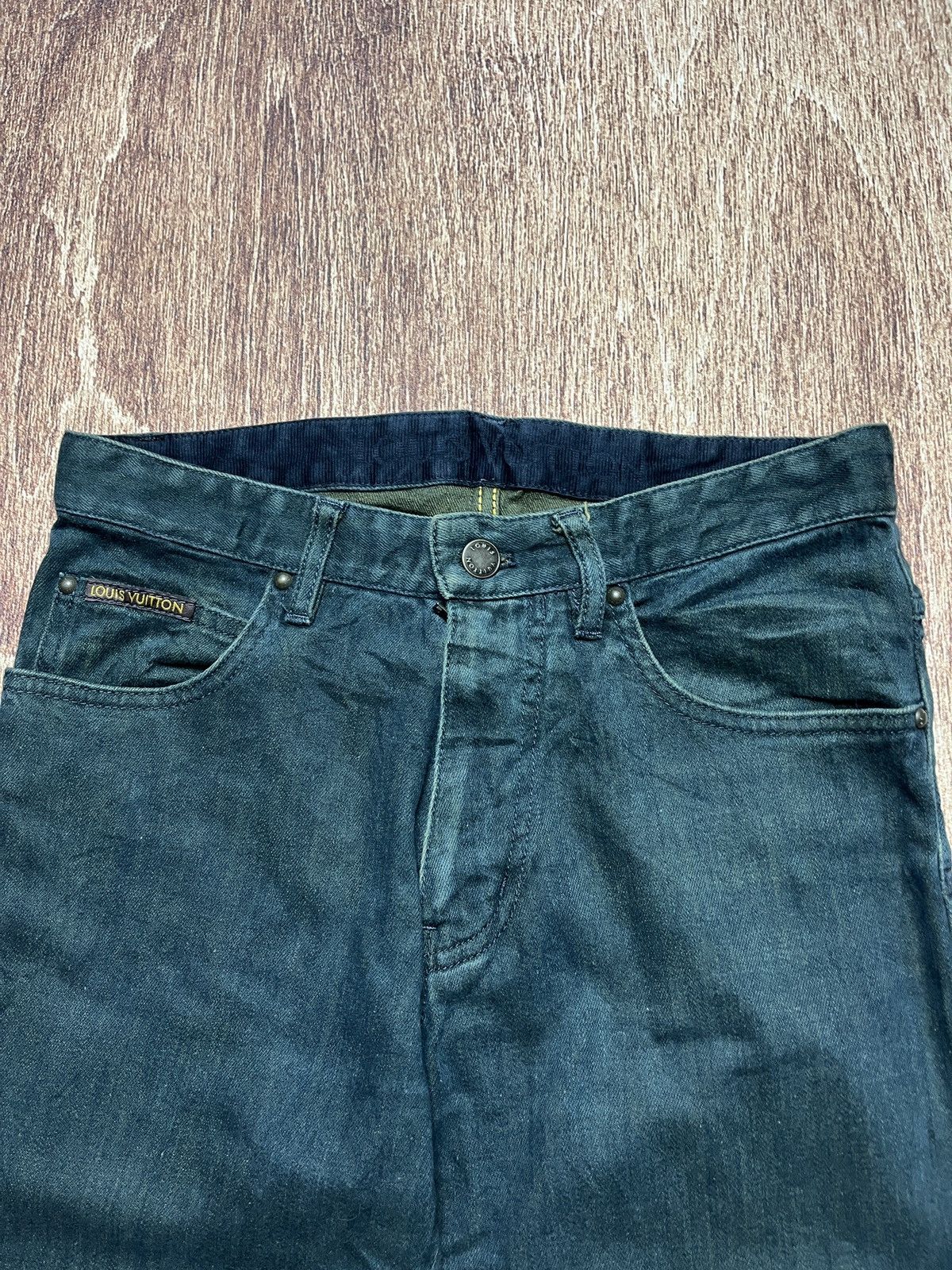 Louis Vuitton Vintage Louis Vuitton faded denim jeans Size US 29 - 7 Thumbnail