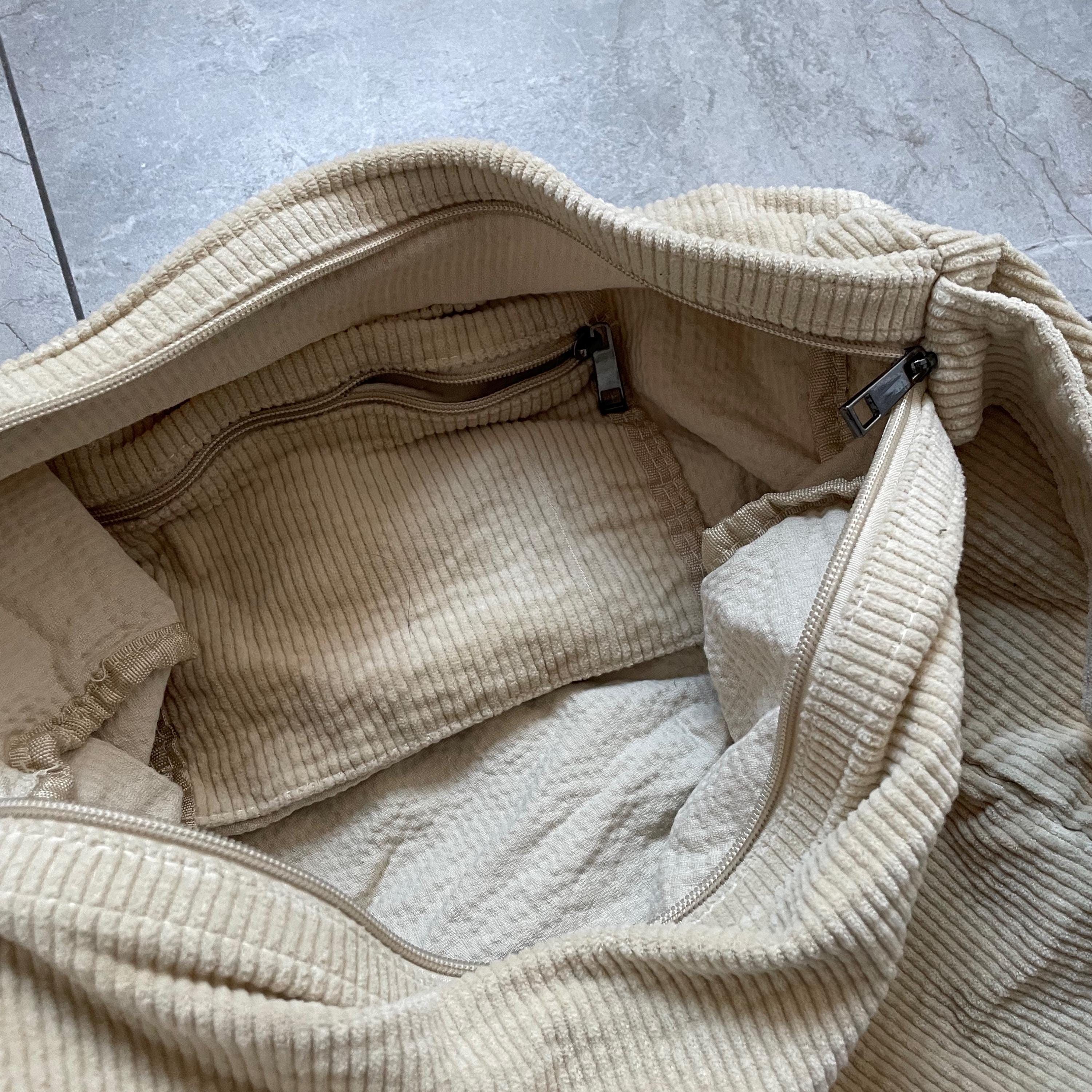 Other Crossbody Corduroy Bag Shoulder Capacity Slouchy Casual tote Size ONE SIZE - 10 Thumbnail
