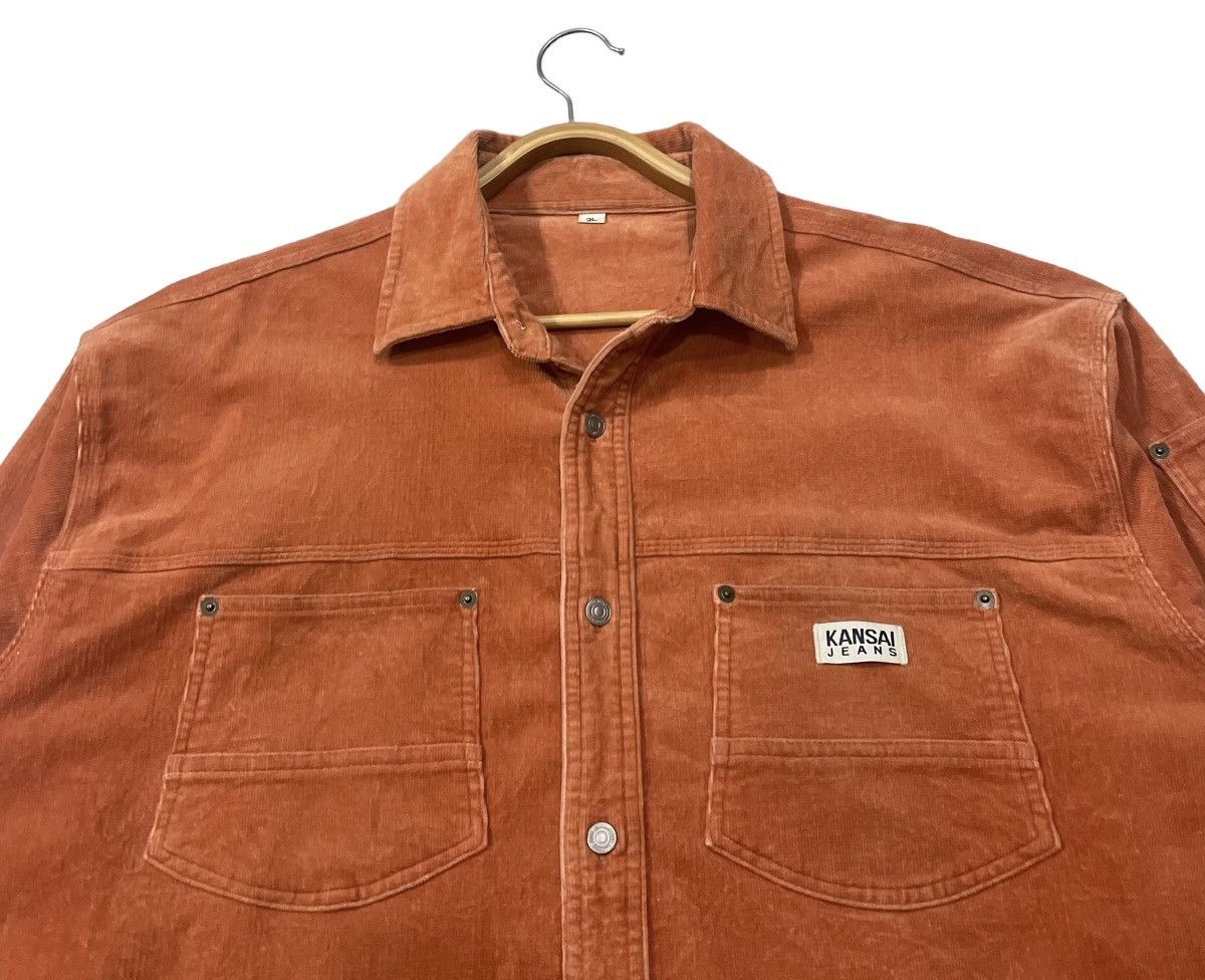 Kansai Yamamoto Vintage Kansai Jeans Two Pockets Buttons Up Jacket Size US XL / EU 56 / 4 - 6 Thumbnail