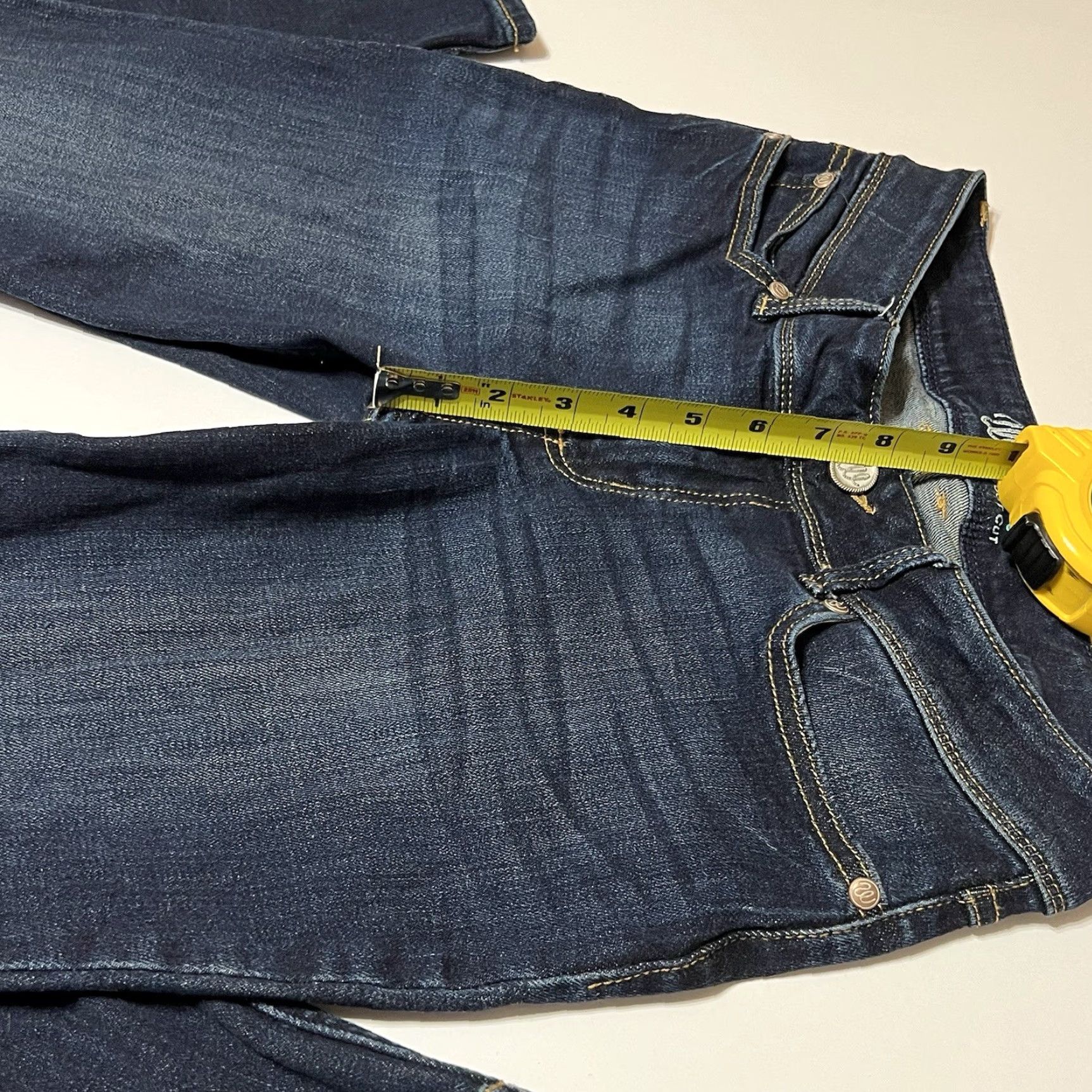Wrangler Wrangler Retro Jeans Women Bootcut Denim 30 in Blue Sadie 7/8x34 Regular Size 28" / US 6 / IT 42 - 4 Thumbnail