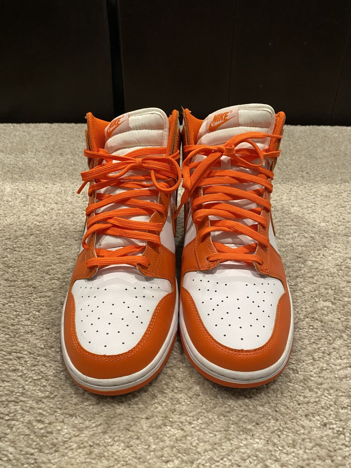 Nike Nike Dunk High Syracuse 2021 Size US 12 / EU 45 - 3 Thumbnail