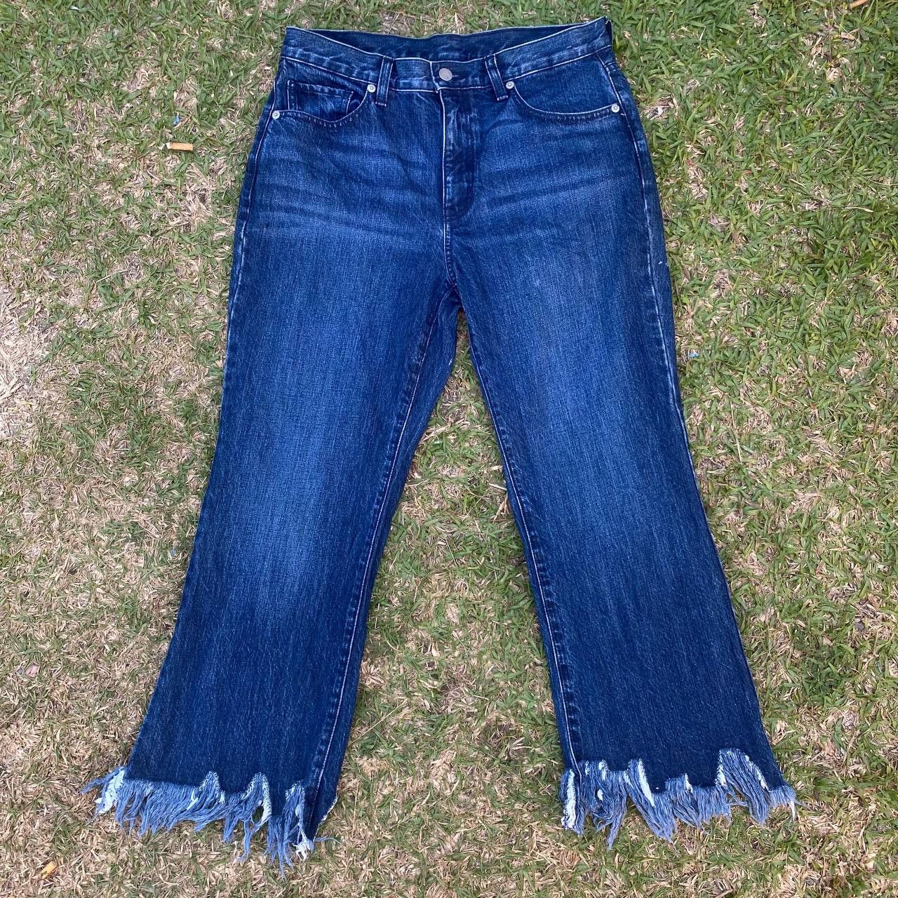 image of Vintage Gu Distressed Denim Jeans, Men's (Size 32)