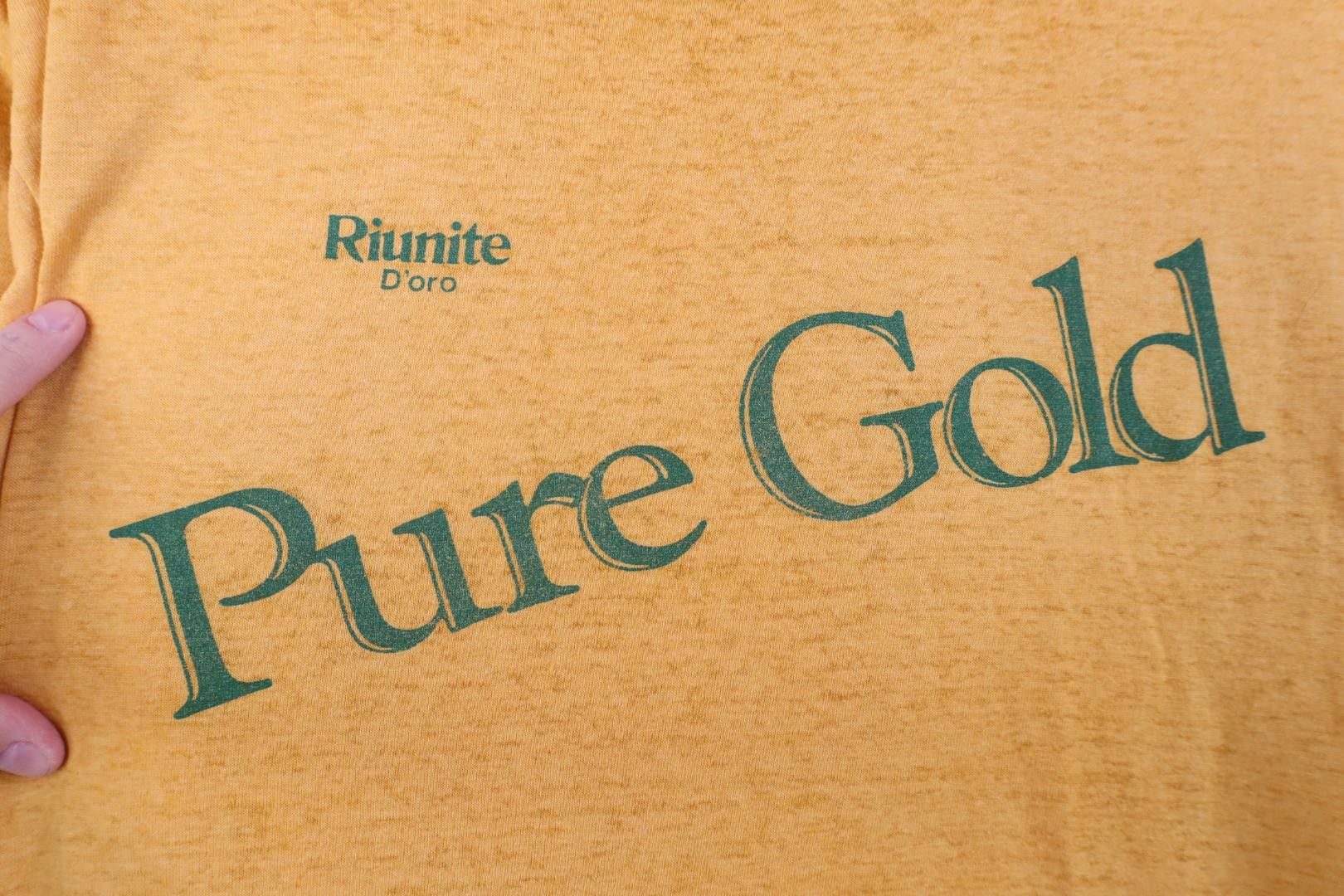 Vintage Vintage 70s 80s Riunite D'Oro Pure Gold Wine T-Shirt USA Size US XL / EU 56 / 4 - 4 Thumbnail