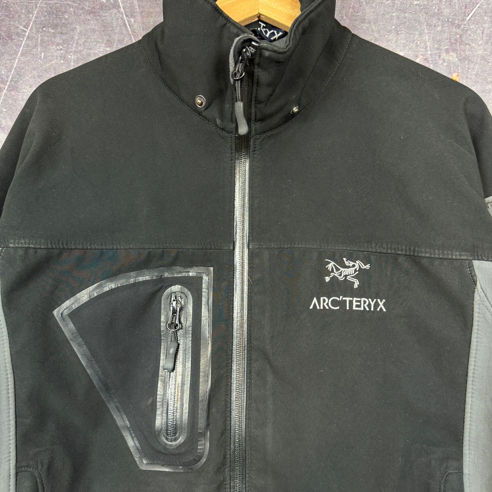 Arc'teryx Arc'teryx Black Softshell Fleece Lined Zip Up Jacket M 0222 Size US M / EU 48-50 / 2 - 1 Thumbnail