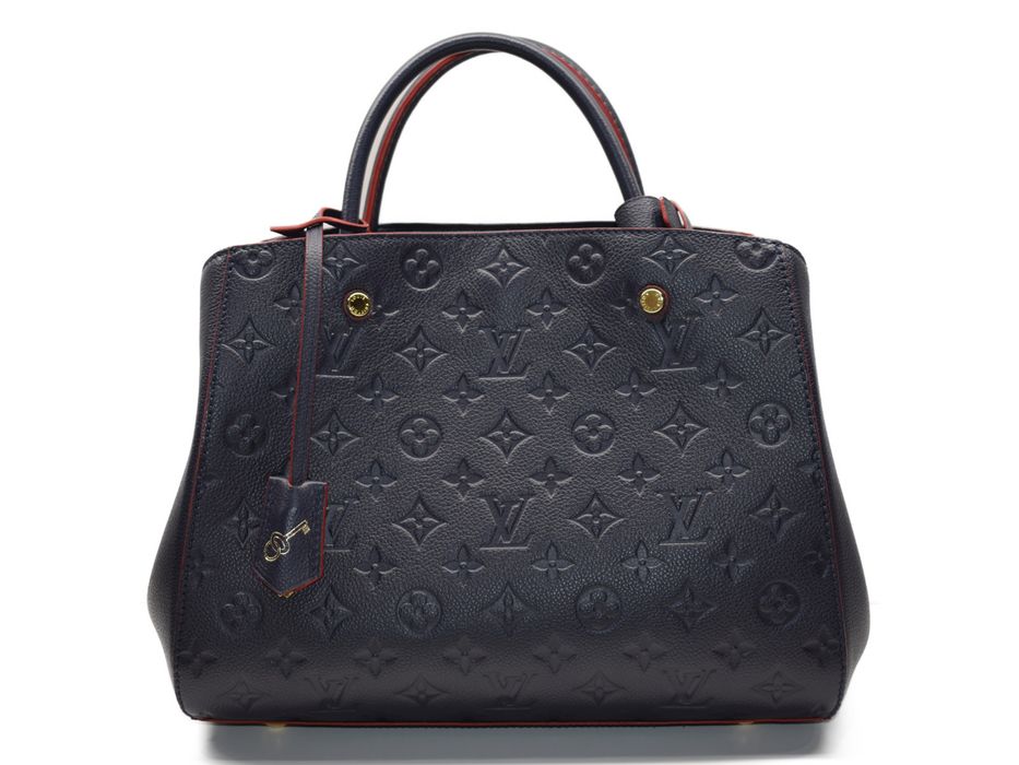 Louis Vuitton Montaigne Empreinte Marine Rouge MM