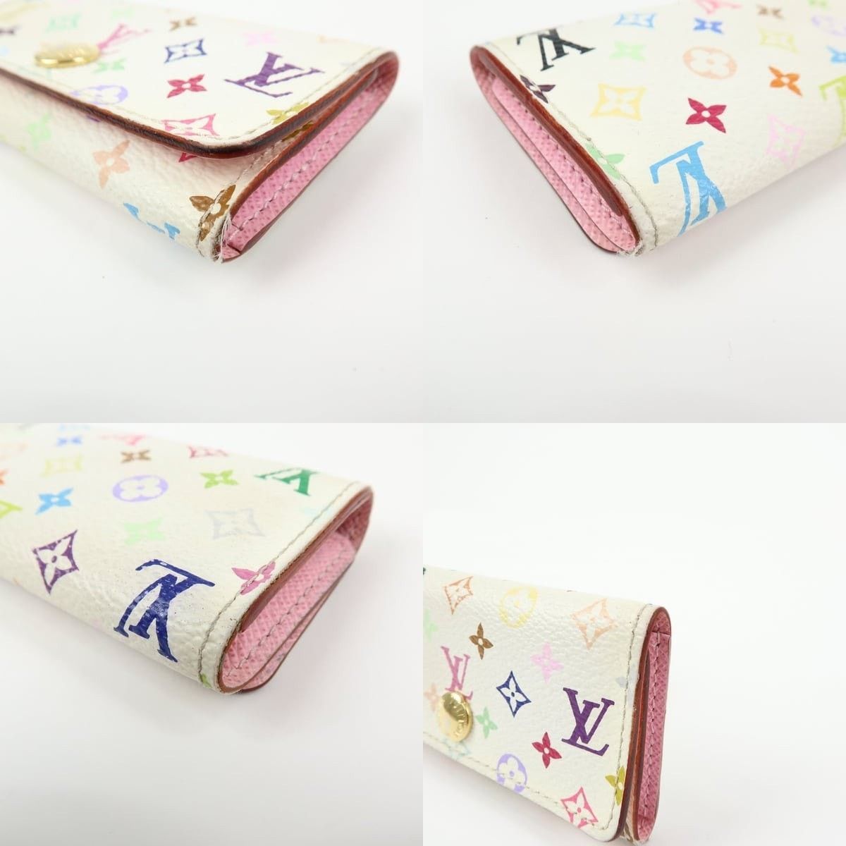 Louis Vuitton Louis Vuitton Monogram Multicles 4 Key Case Coated Canvas Size ONE SIZE - 4 Thumbnail