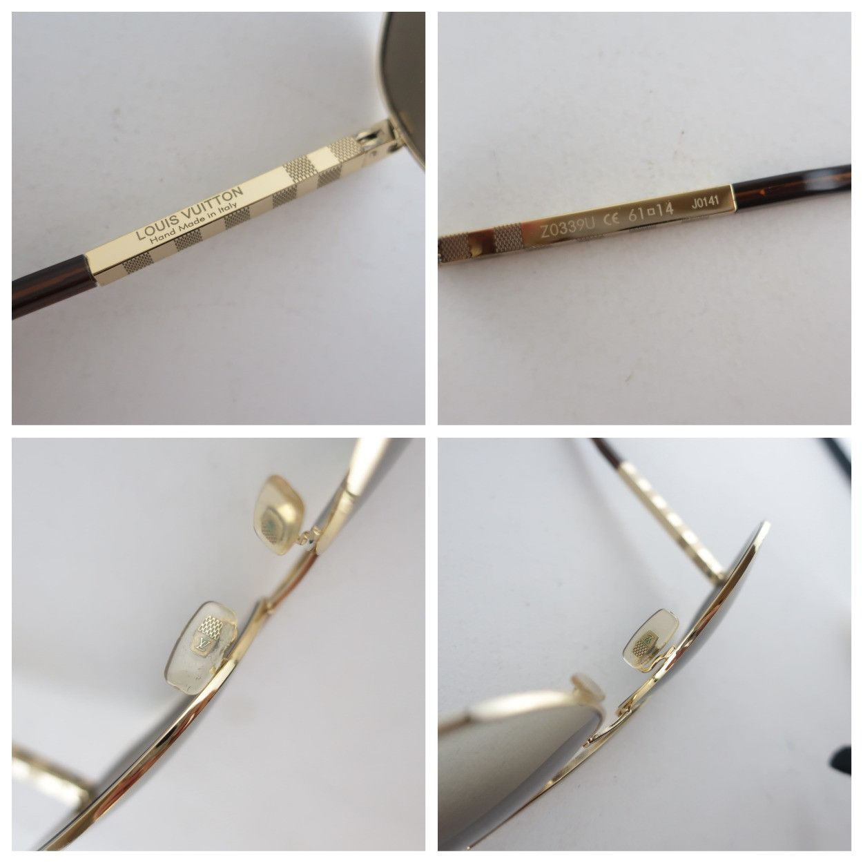 Louis Vuitton Louis Vuitton Goldtone Monogram Attitude Pilote Size ONE SIZE - 8 Thumbnail