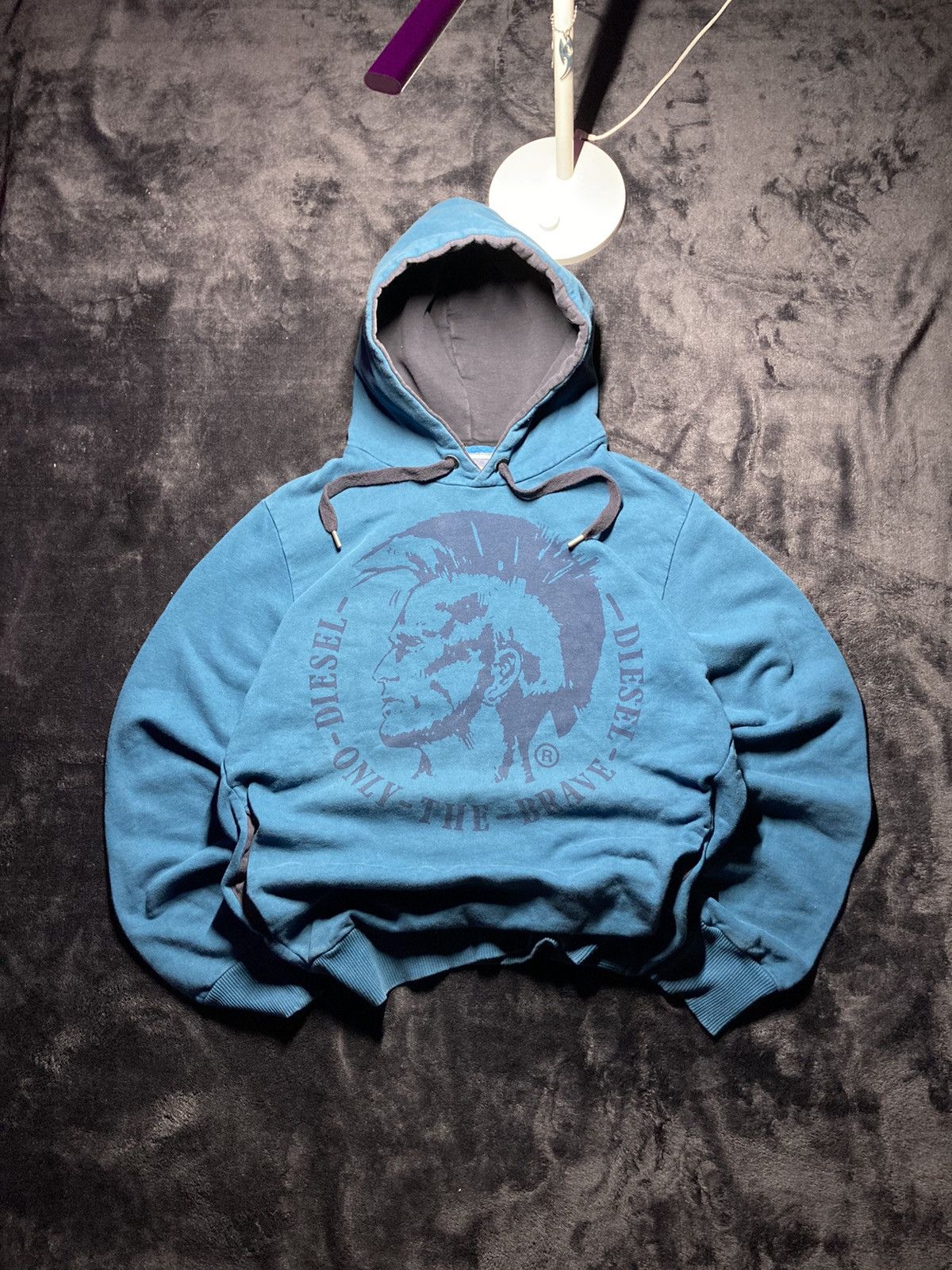 Diesel × Japanese Brand ⛩️Vintage Diesel Big center Logo Hoodie Japanese Style Y2K Size US M / EU 48-50 / 2 - 1 Thumbnail