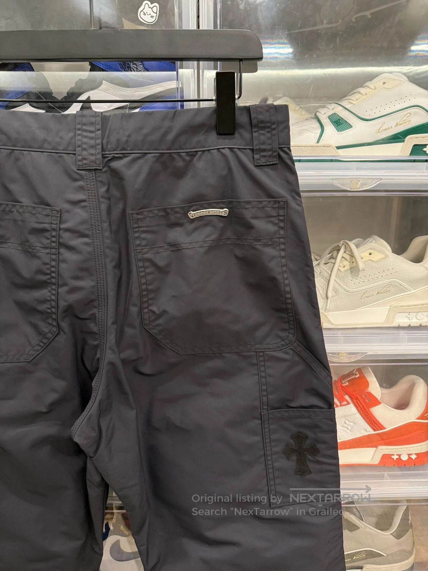 Chrome Hearts Chrome Hearts Leather Patchwork Cargo Pants. Size US 33 - 4 Thumbnail