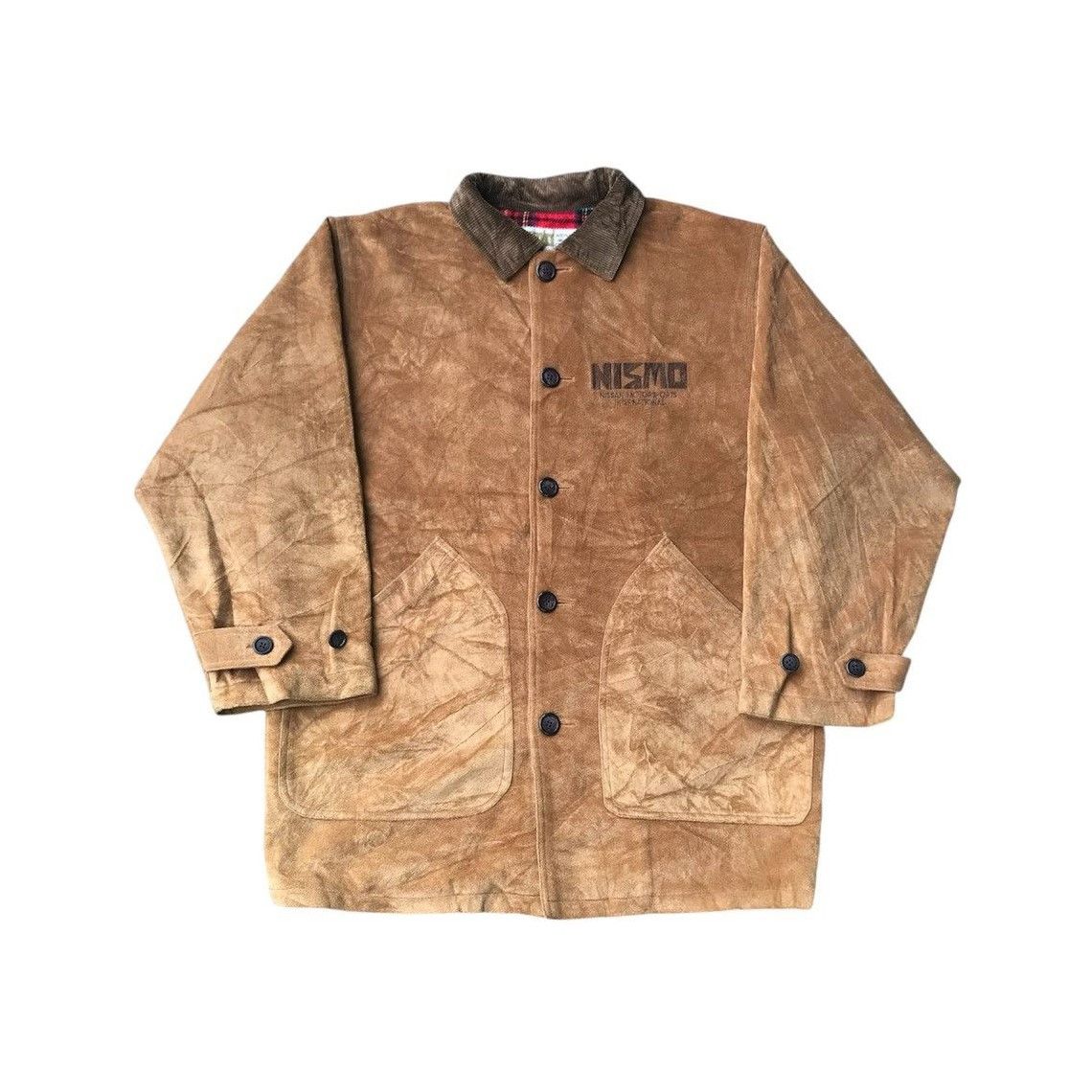 Vintage Vintage Nissan Nismo Old Logo Corduroy Tartan Coat Jacket Size US M / EU 48-50 / 2 - 3 Thumbnail