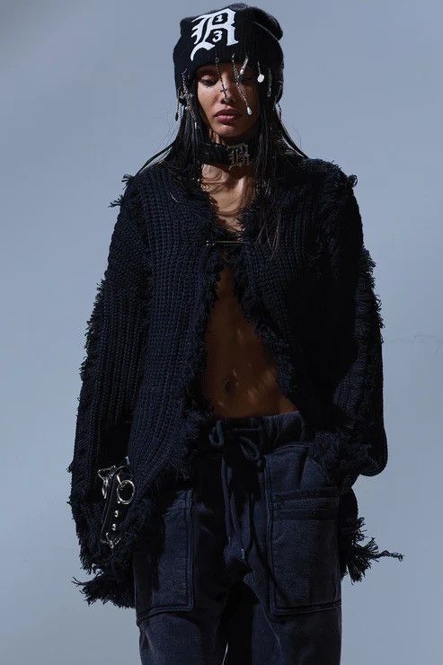 R13 R13 Fringe Cardigan Medium Size M / US 6-8 / IT 42-44 - 1 Thumbnail
