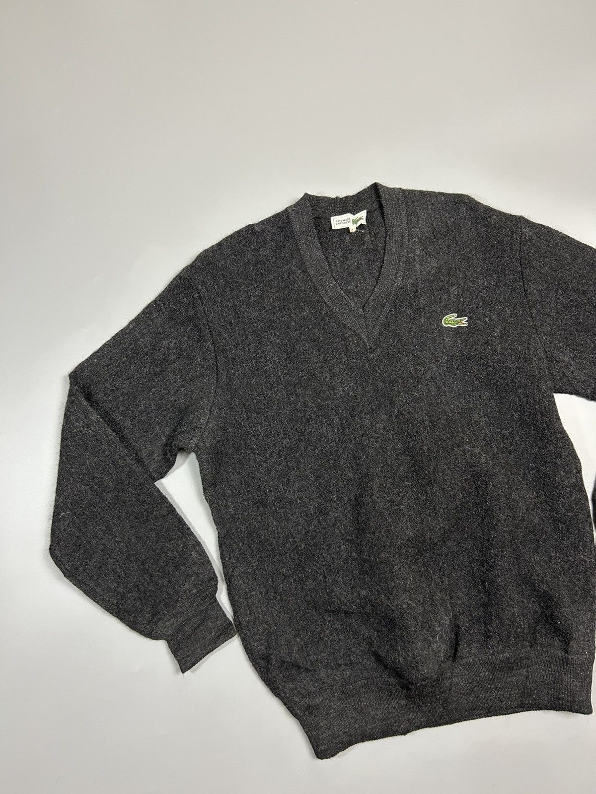 Lacoste Vintage Chemise Lacoste Wool Sweatshirt Size US M / EU 48-50 / 2 - 2 Thumbnail