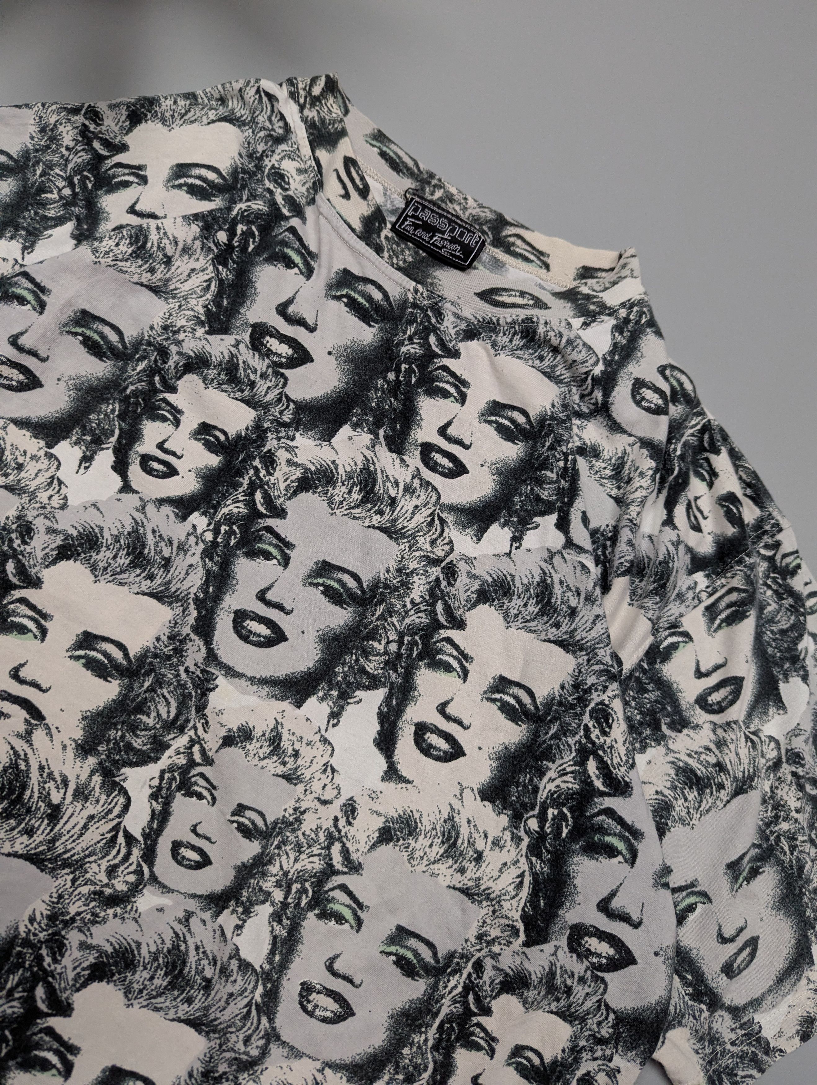 Passport Y2K Vtg Pop Art Graphic Tee Men’s S/M Marilyn Monroe Size US S / EU 44-46 / 1 - 5 Thumbnail