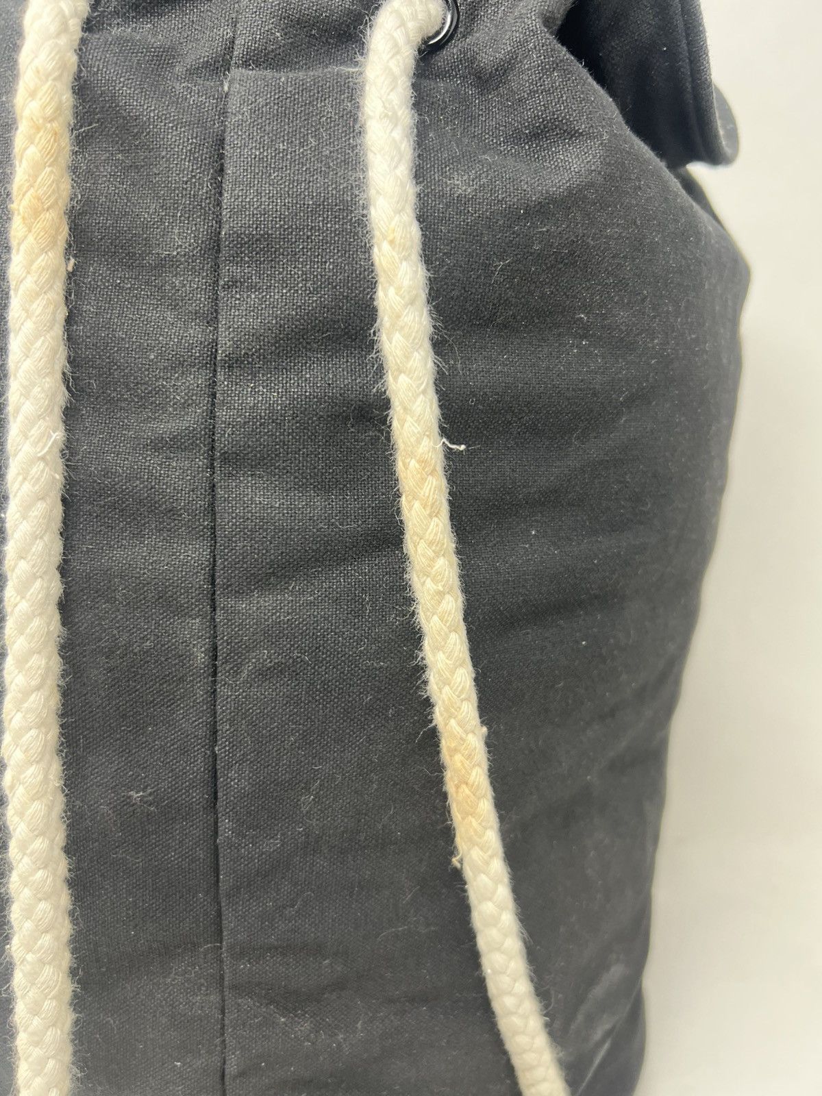 Chanel Chanel Black Drawstring Canvas Bucket Size ONE SIZE - 6 Thumbnail