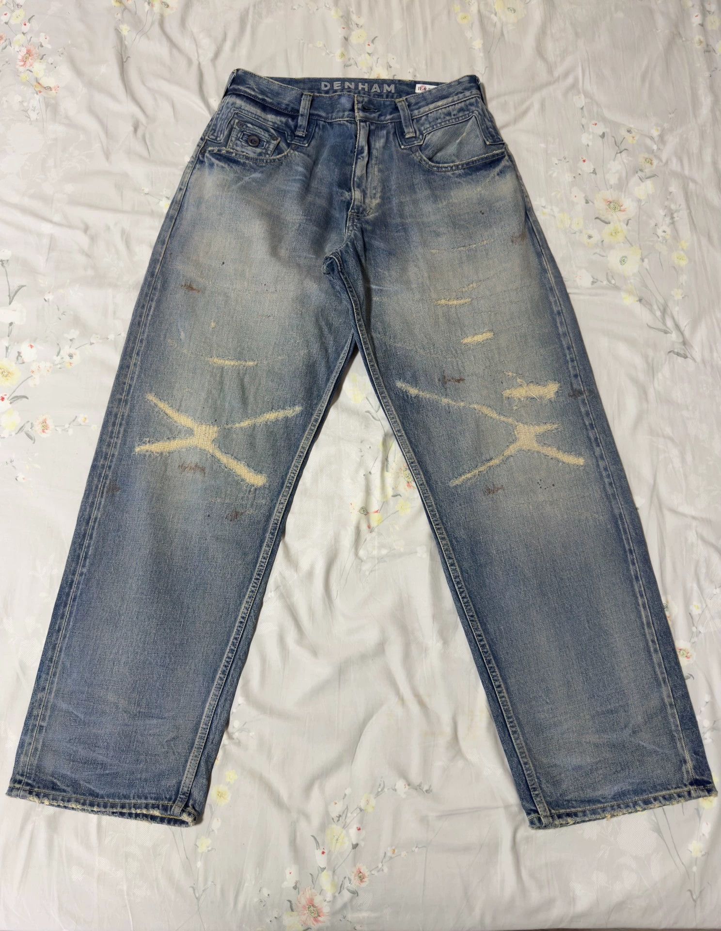 DENHAM Denham 24ss Nikuou Japan Blue Relaxed Wash Jeans S Size US 30 / EU 46 - 1 Thumbnail