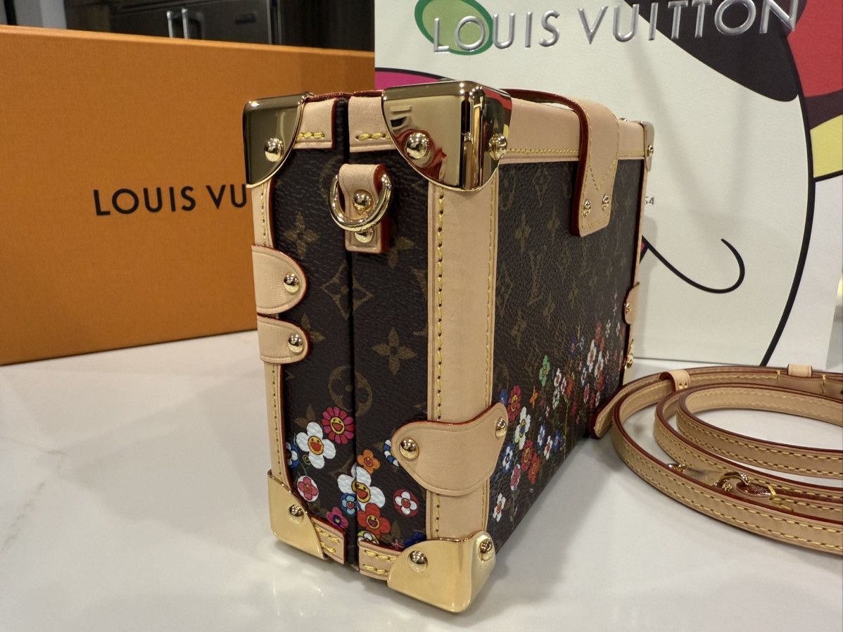 Louis Vuitton Louis Vuitton x Takashi Murakami Collection l Petite Malle Size ONE SIZE - 4 Thumbnail