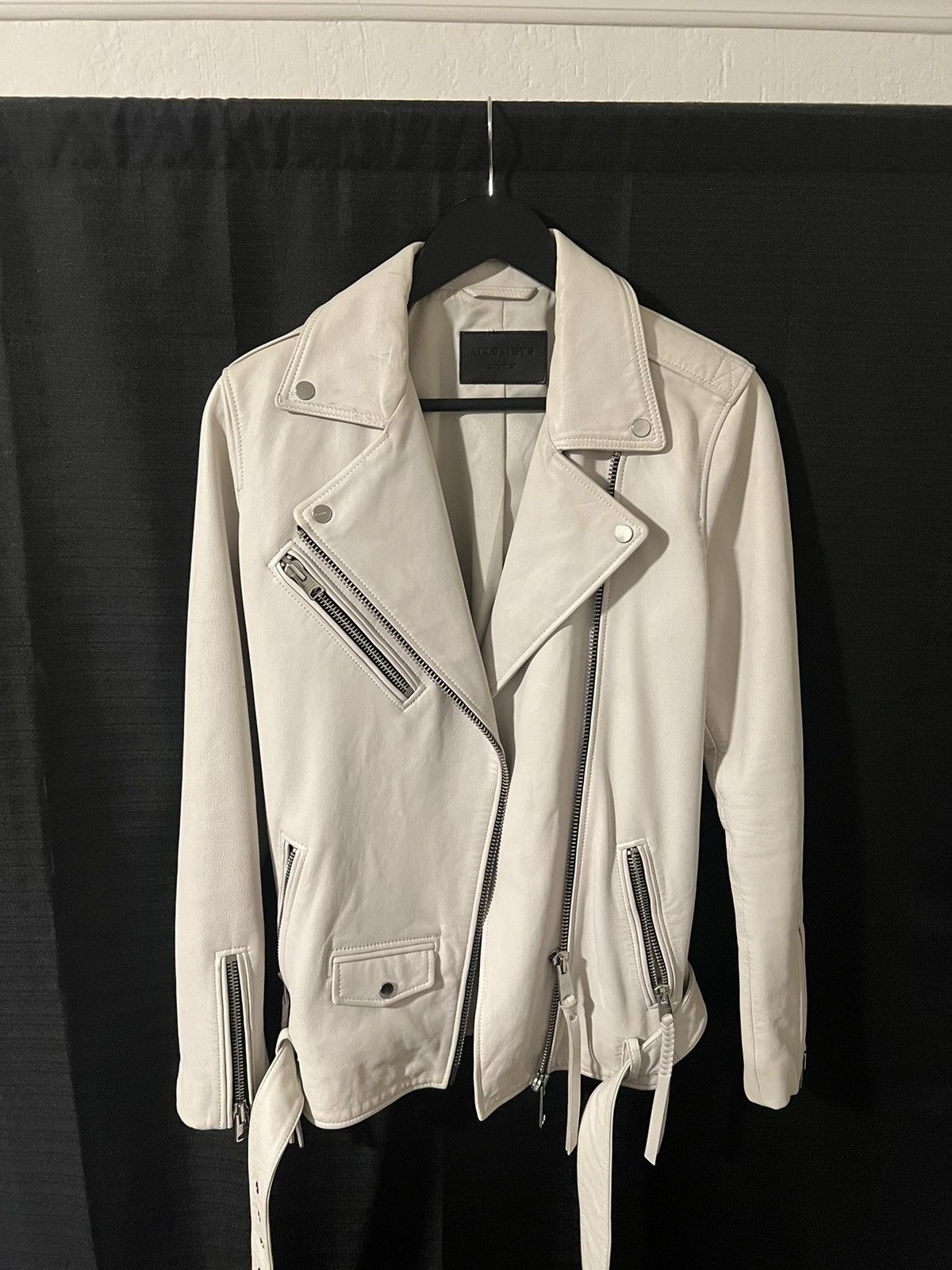 Allsaints Allsaints lamb leather motorcycle jacket size medium Size US M / EU 48-50 / 2 - 1 Thumbnail