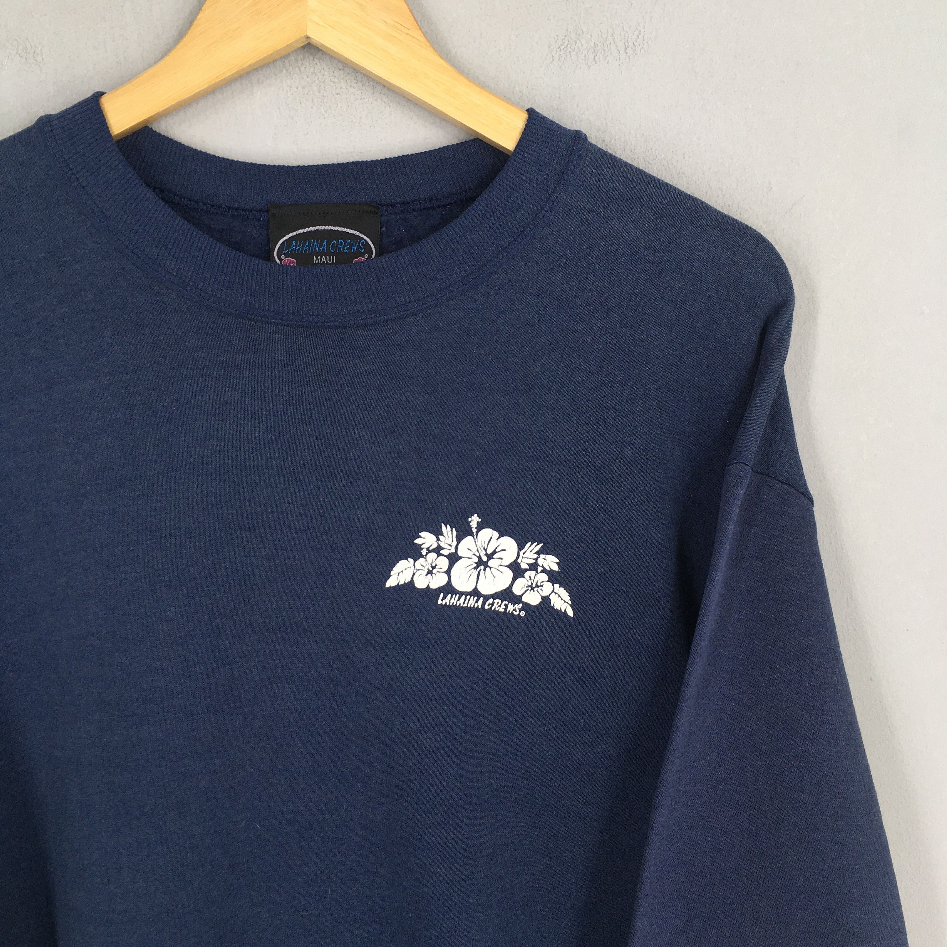 Jerzees Vintage Lahaina Maui Hawaii Sweatshirt Medium Size US M / EU 48-50 / 2 - 2 Thumbnail