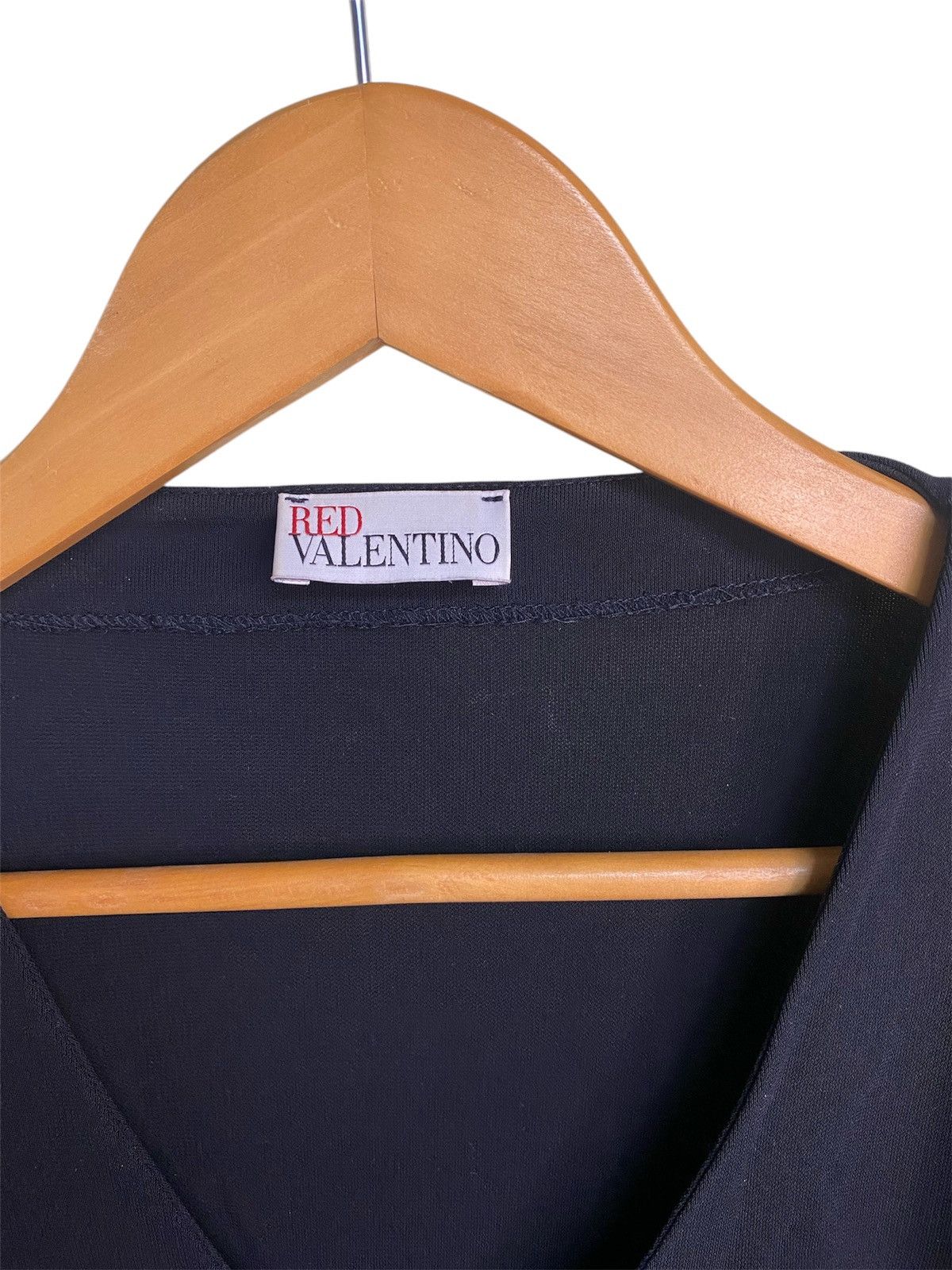 RED Valentino Women’s Avant Garde RED Valentino Black Baggy Sleeveless Top Size ONE SIZE - 4 Thumbnail