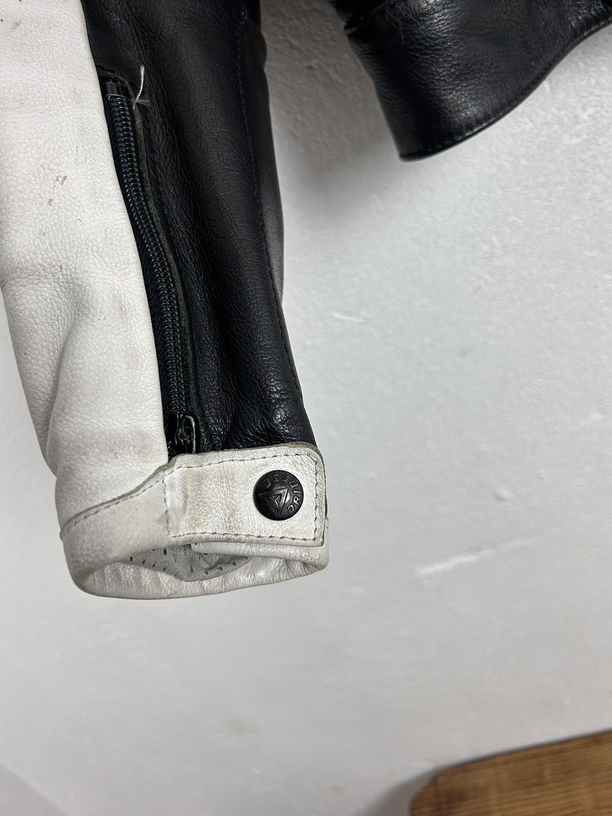 Dainese 80s Vintage Dainese Womenswear Motorcycle Leather Jacket Size XL / US 12-14 / IT 48-50 - 7 Thumbnail
