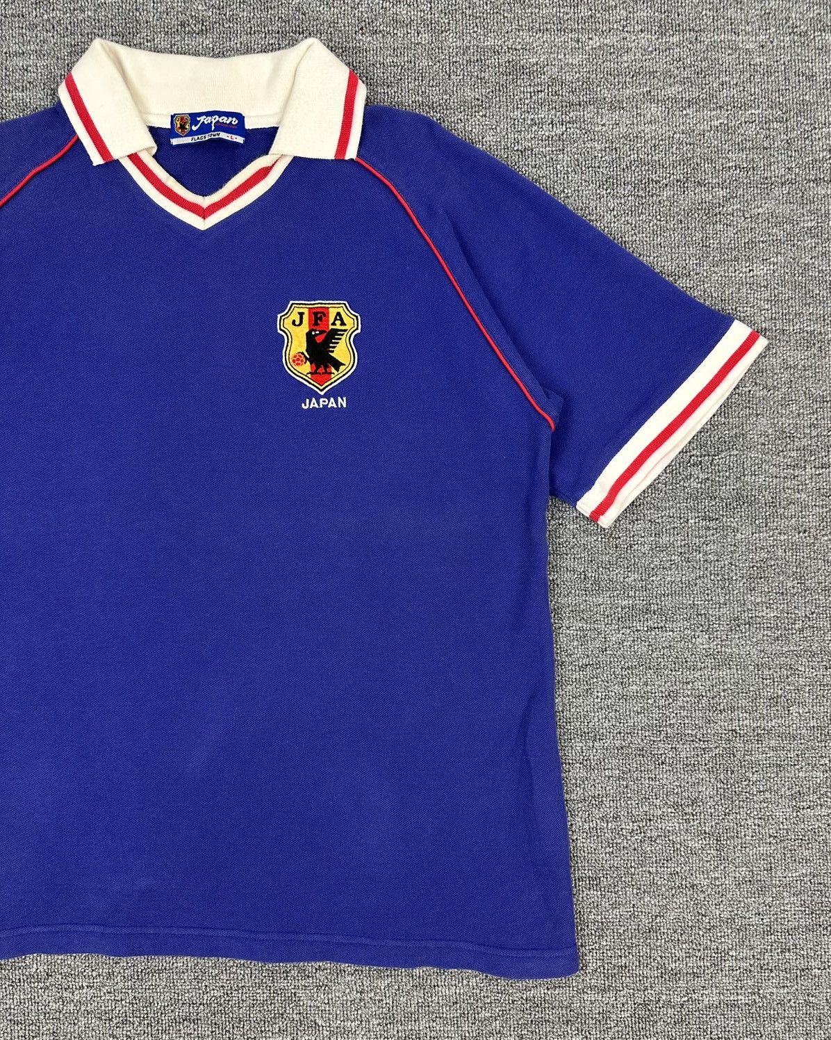 Vintage Grail🔥Vintage Japan National Team JFA Shirt Size US L / EU 52-54 / 3 - 3 Thumbnail